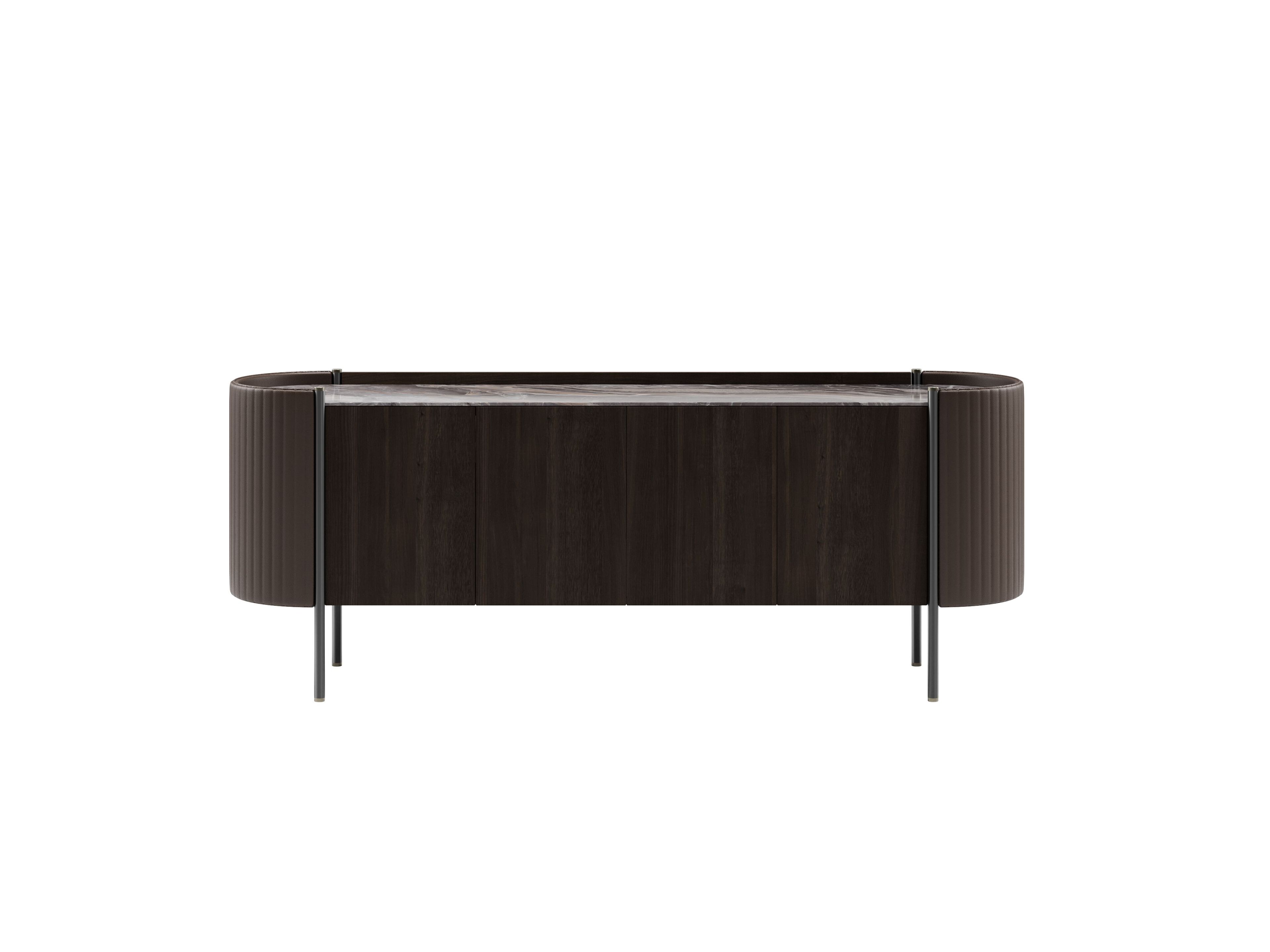 KARIN by Capital Collection - Madia in legno con piano in marmo e ante a battente - 13