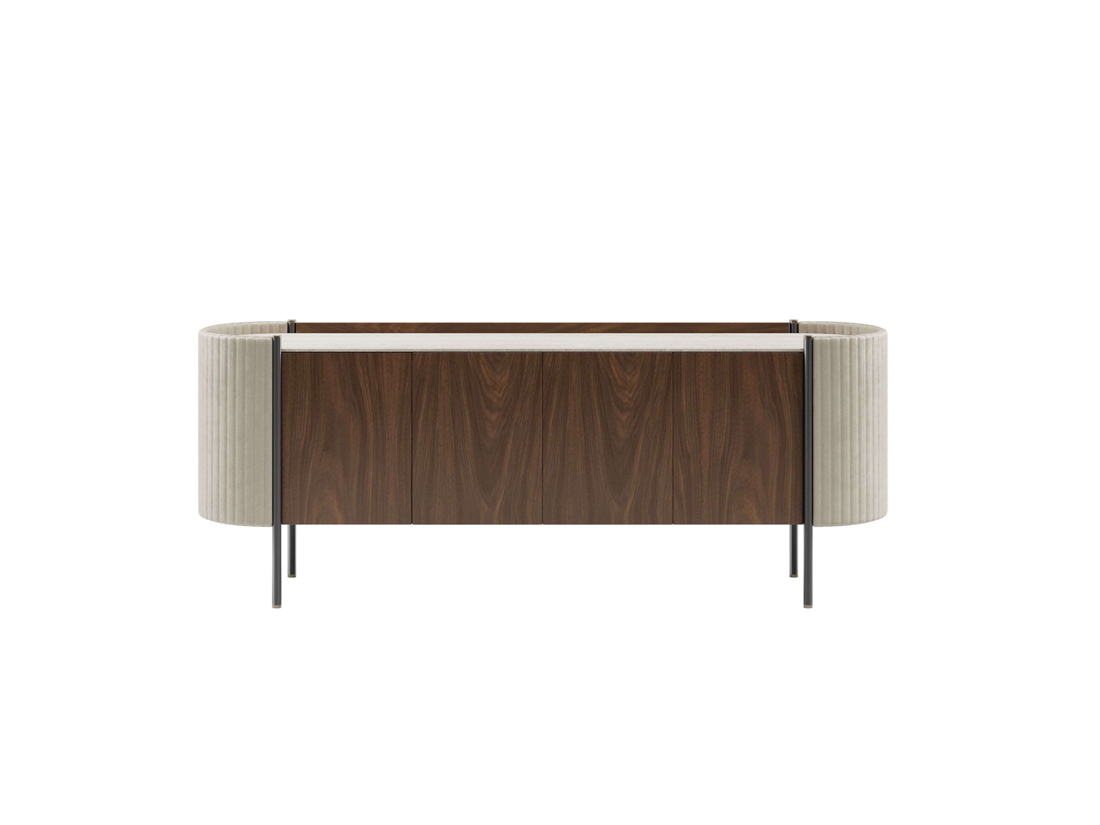 KARIN by Capital Collection - Madia in legno con piano in marmo e ante a battente - 7