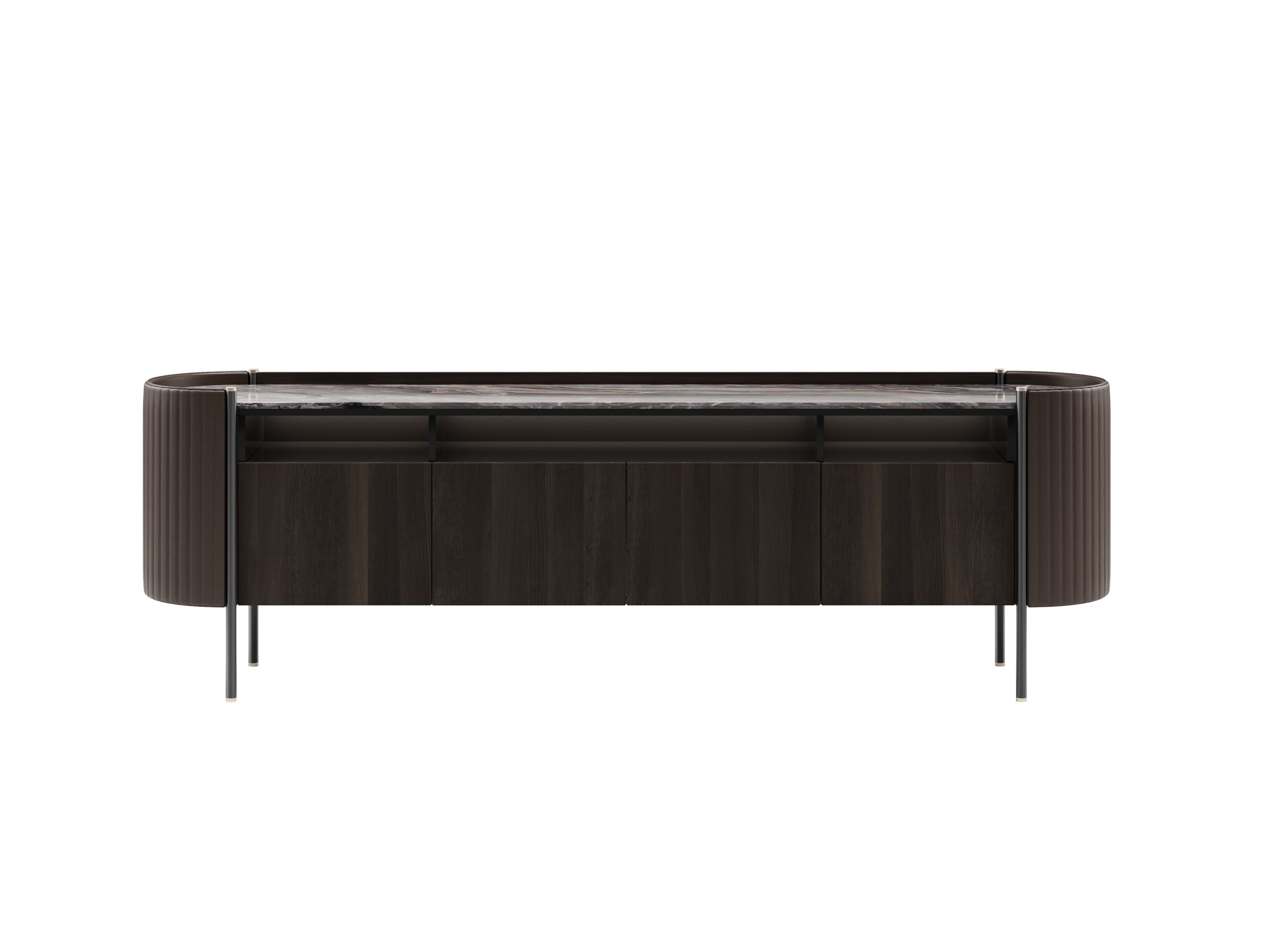 KARIN by Capital Collection - Madia in legno con piano in marmo e ante a battente - 22