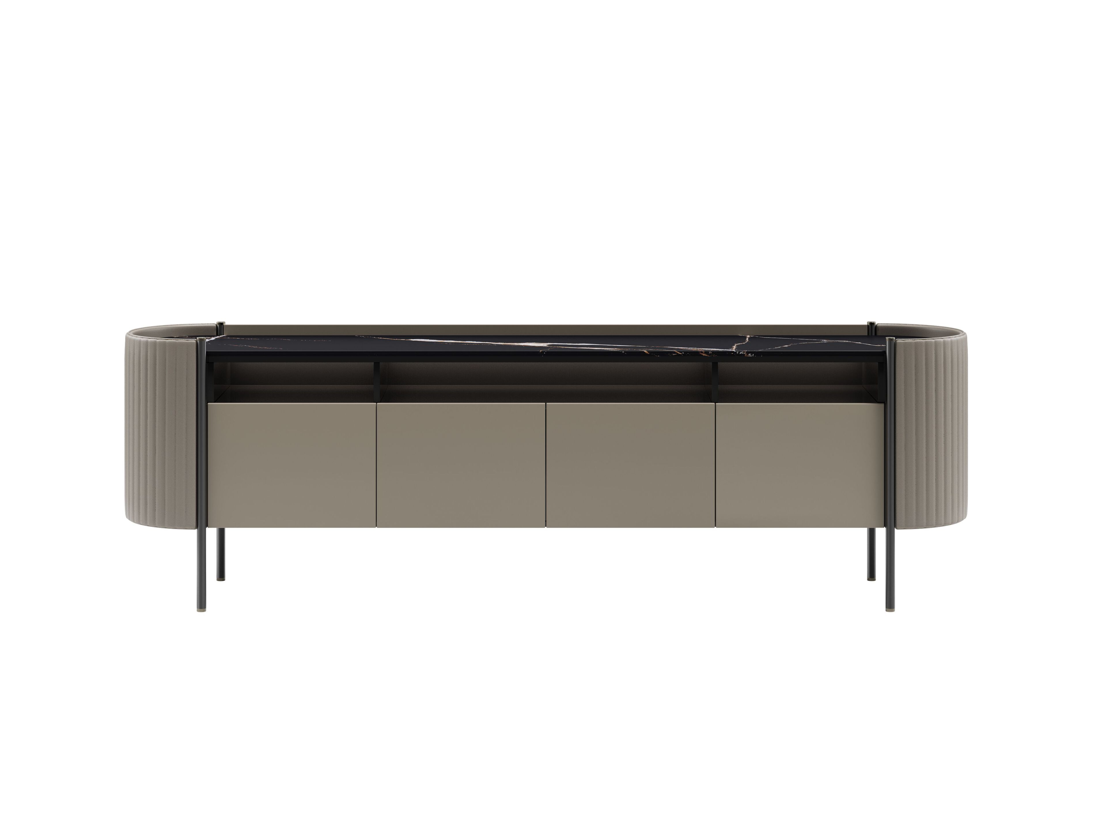 KARIN by Capital Collection - Madia in legno con piano in marmo e ante a battente - 37