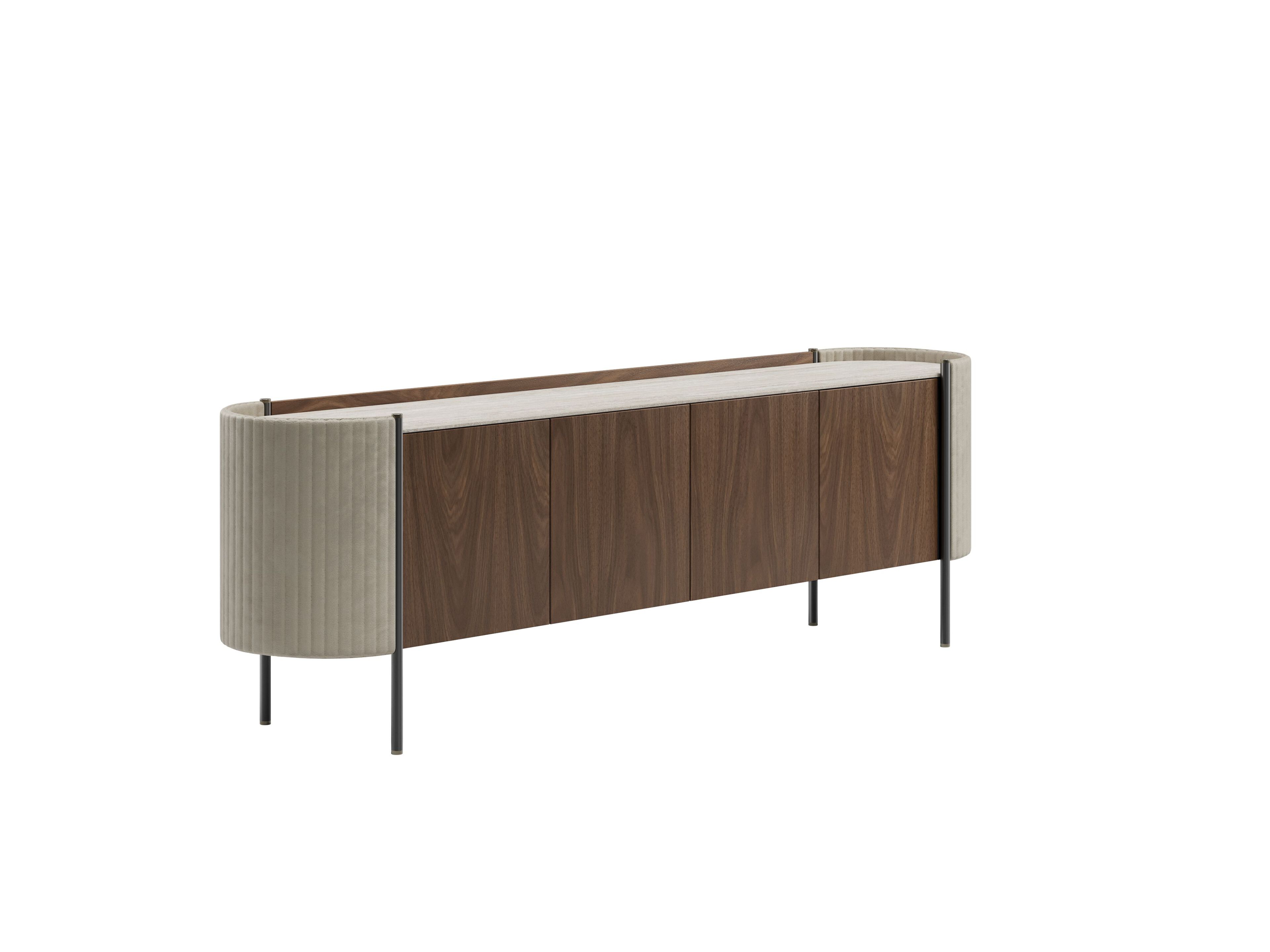 KARIN by Capital Collection - Madia in legno con piano in marmo e ante a battente - 32