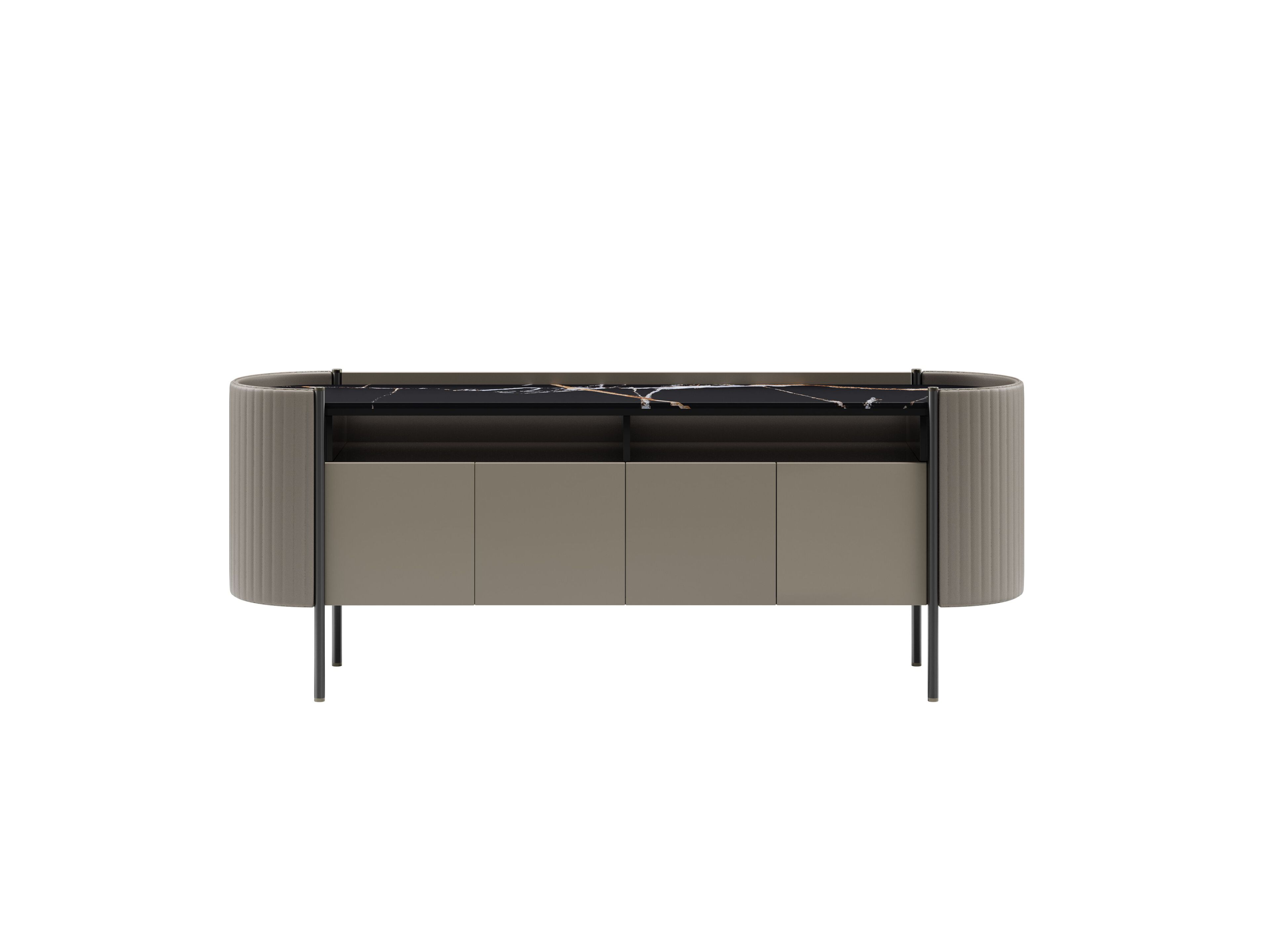 KARIN by Capital Collection - Madia in legno con piano in marmo e ante a battente - 19