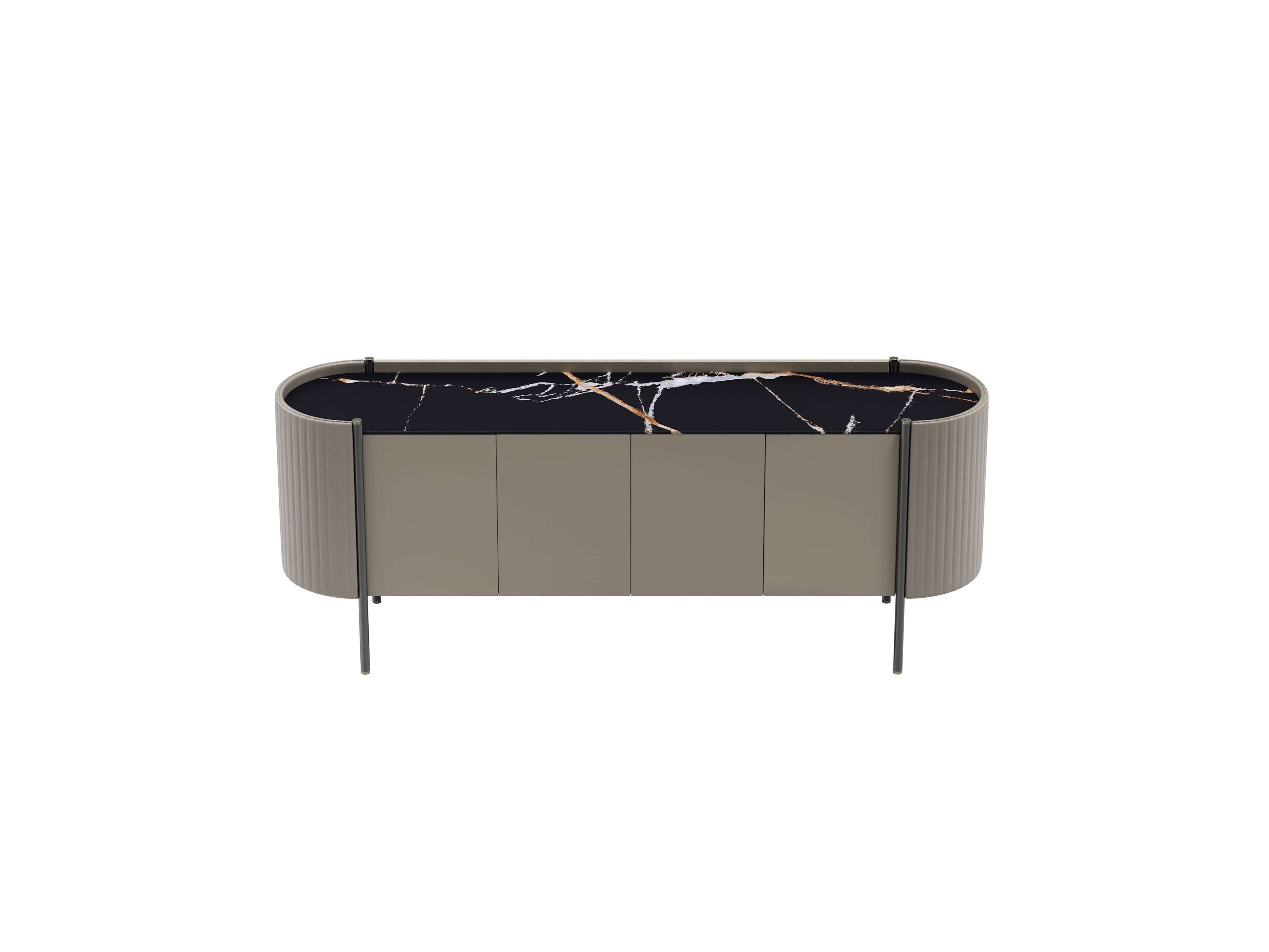 KARIN by Capital Collection - Madia in legno con piano in marmo e ante a battente - 15