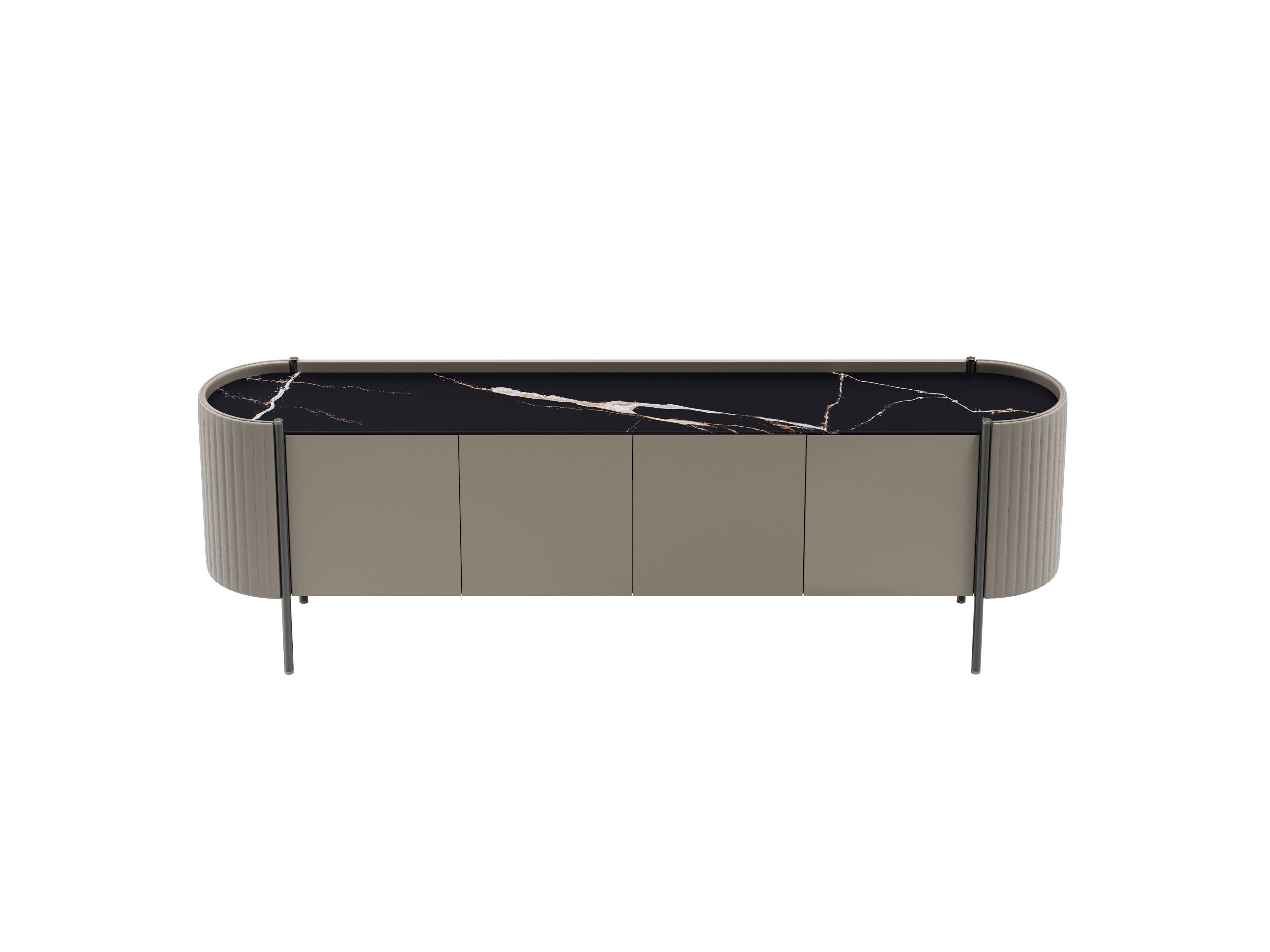 KARIN by Capital Collection - Madia in legno con piano in marmo e ante a battente - 33