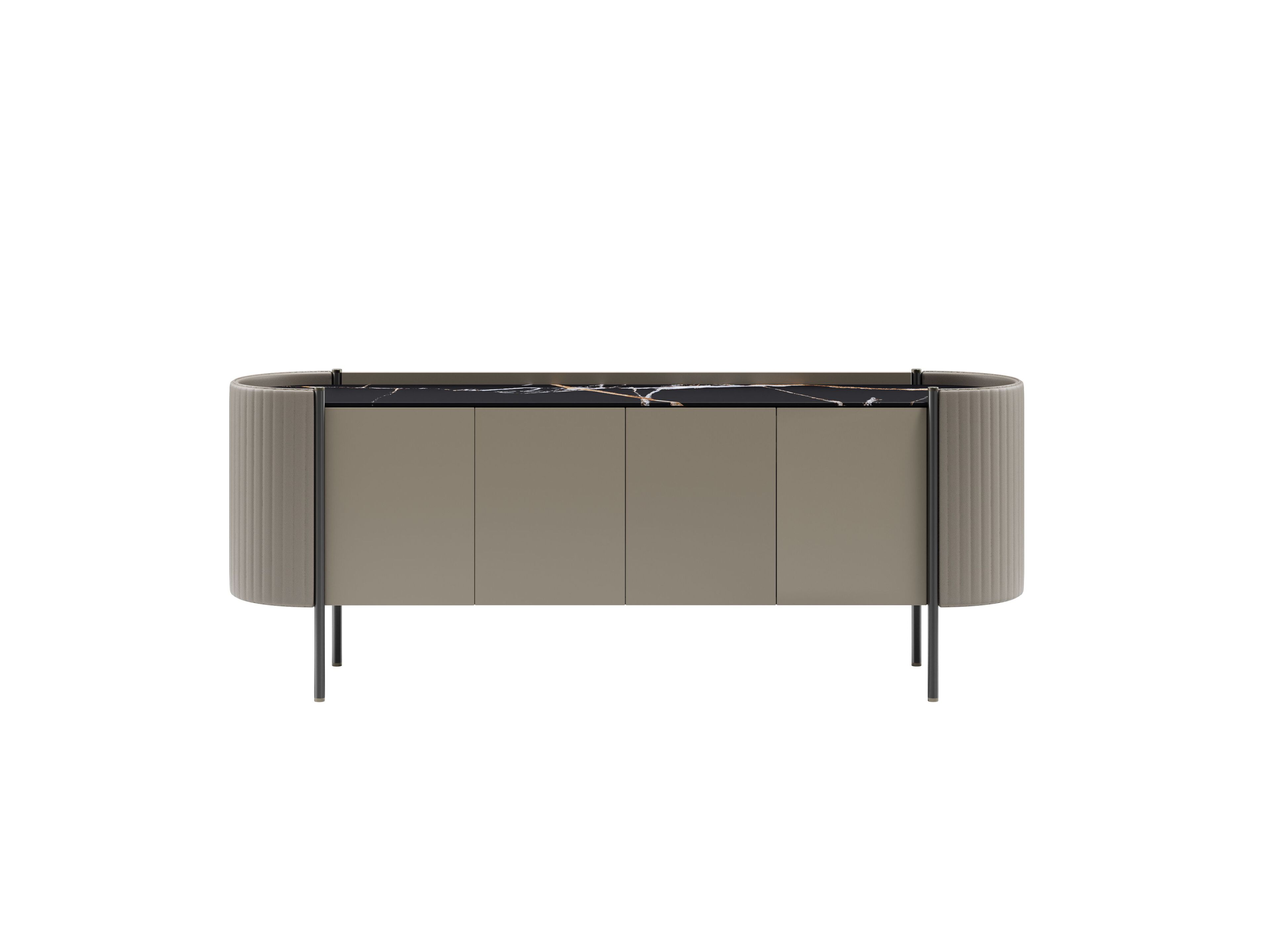 KARIN by Capital Collection - Madia in legno con piano in marmo e ante a battente - 16