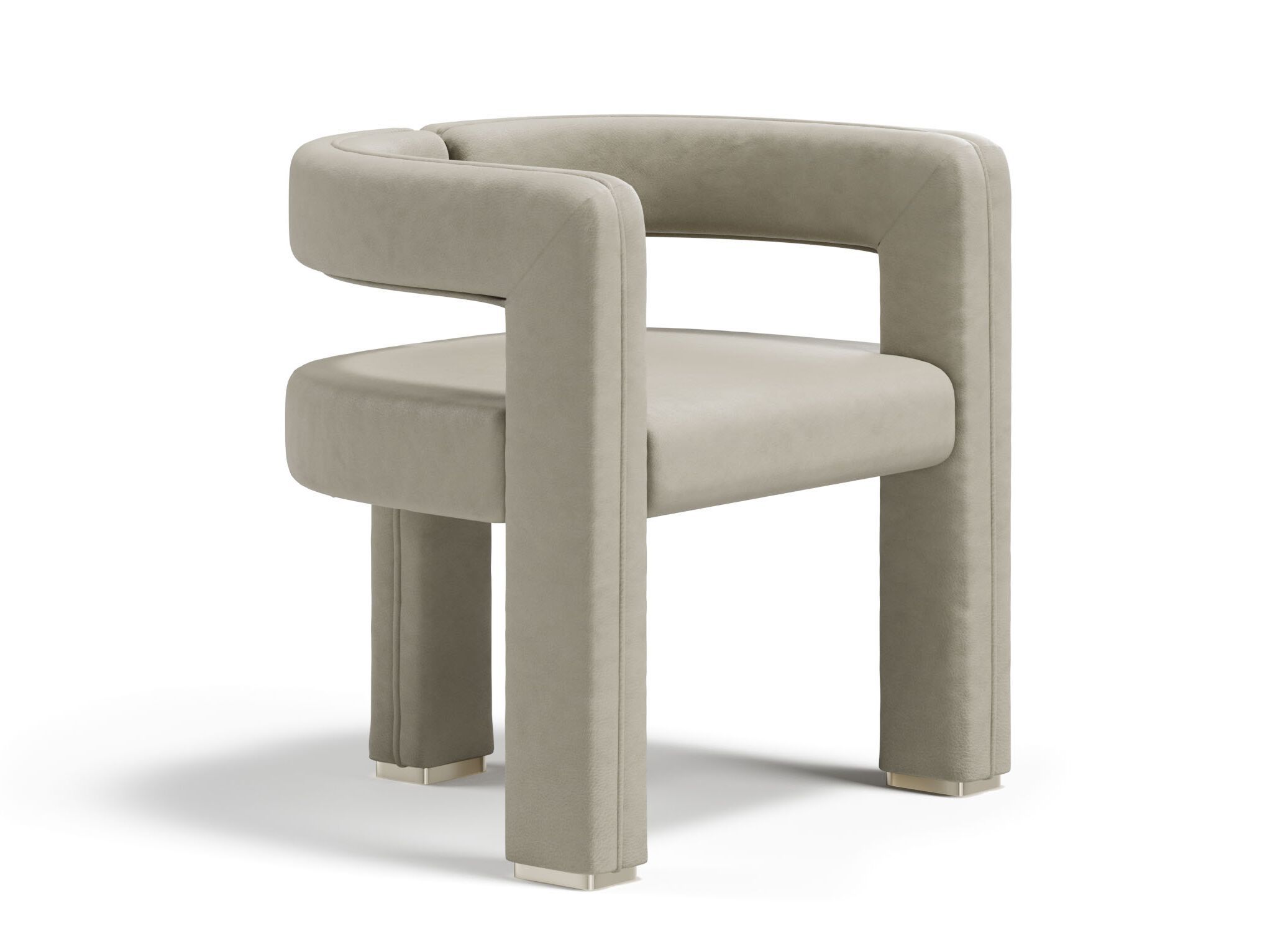 MIRAGE .24 by Capital Collection - Sedia in pelle con braccioli