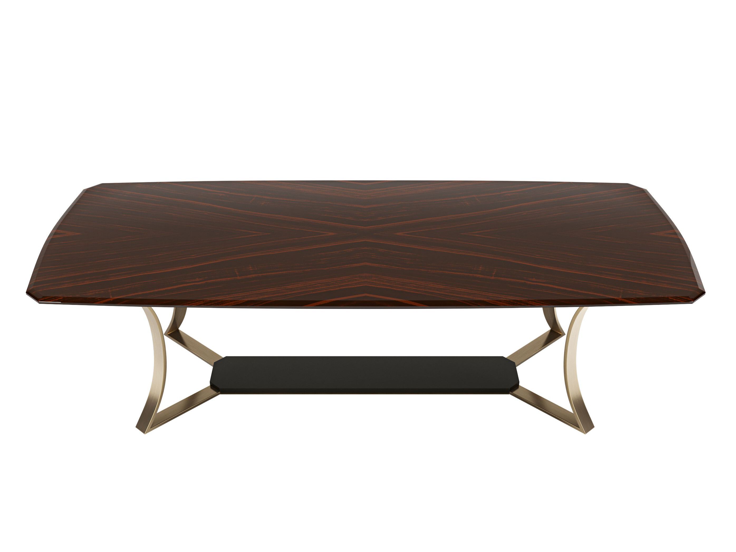 MUST R by Capital Collection - Tavolo da pranzo rettangolare in legno e metallo - 4