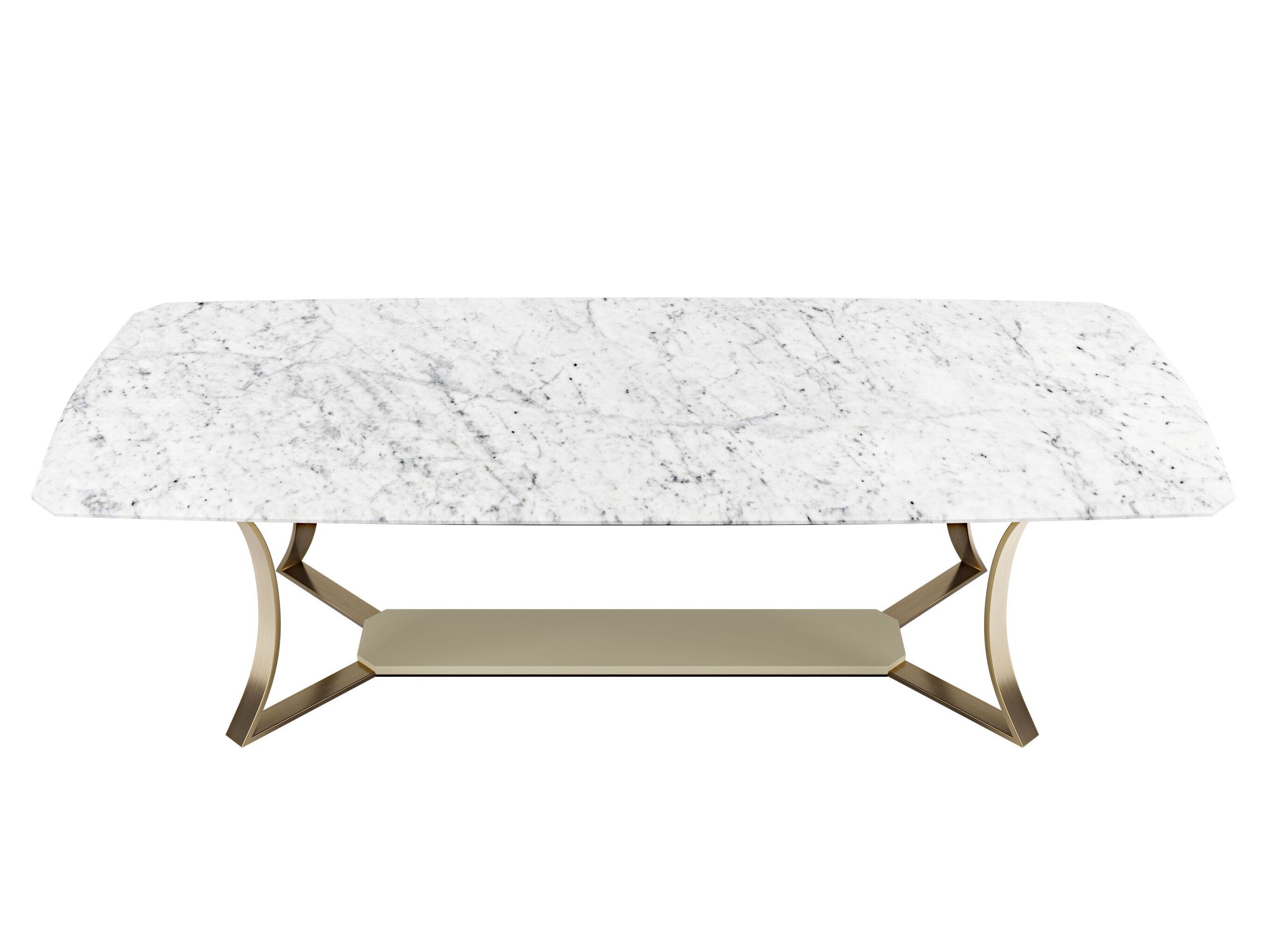 MUST R by Capital Collection - Tavolo rettangolare in marmo e metallo - 2