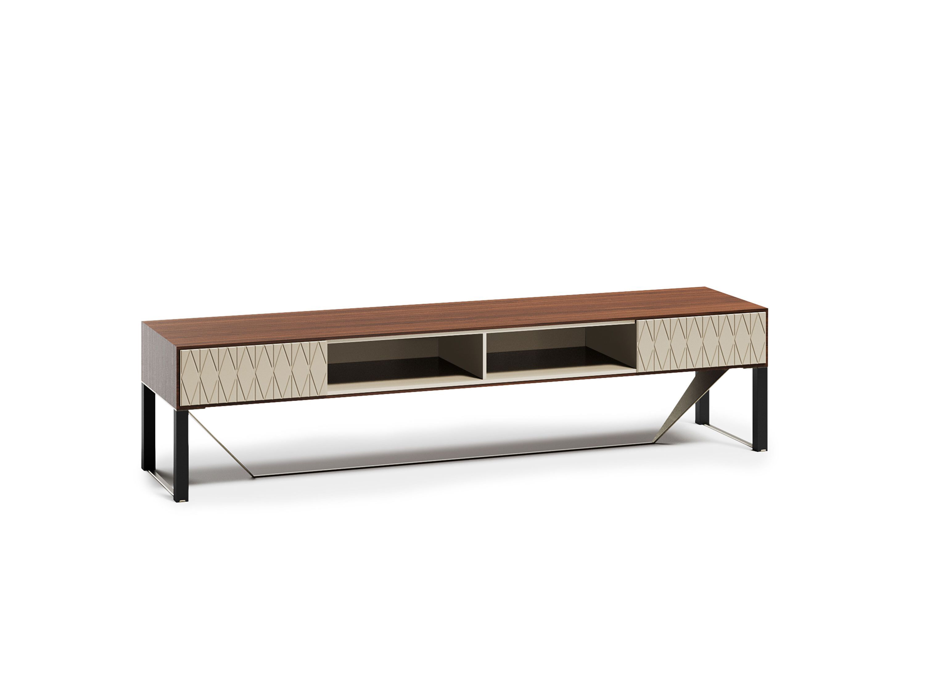 PRISMA by Capital Collection - Mobile TV basso in legno con cassetti - 4