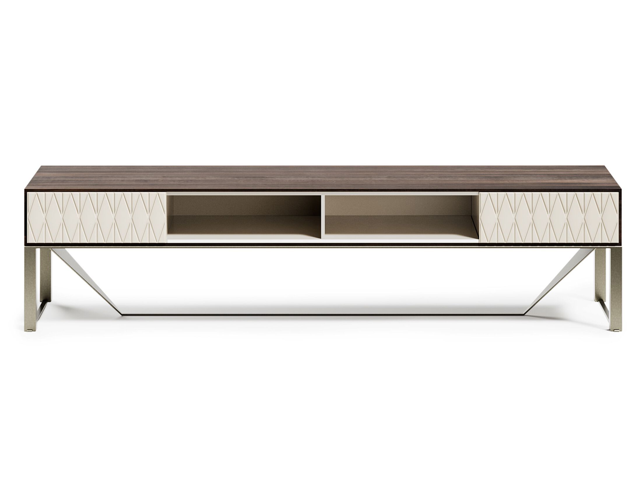PRISMA by Capital Collection - Mobile TV basso in legno con cassetti