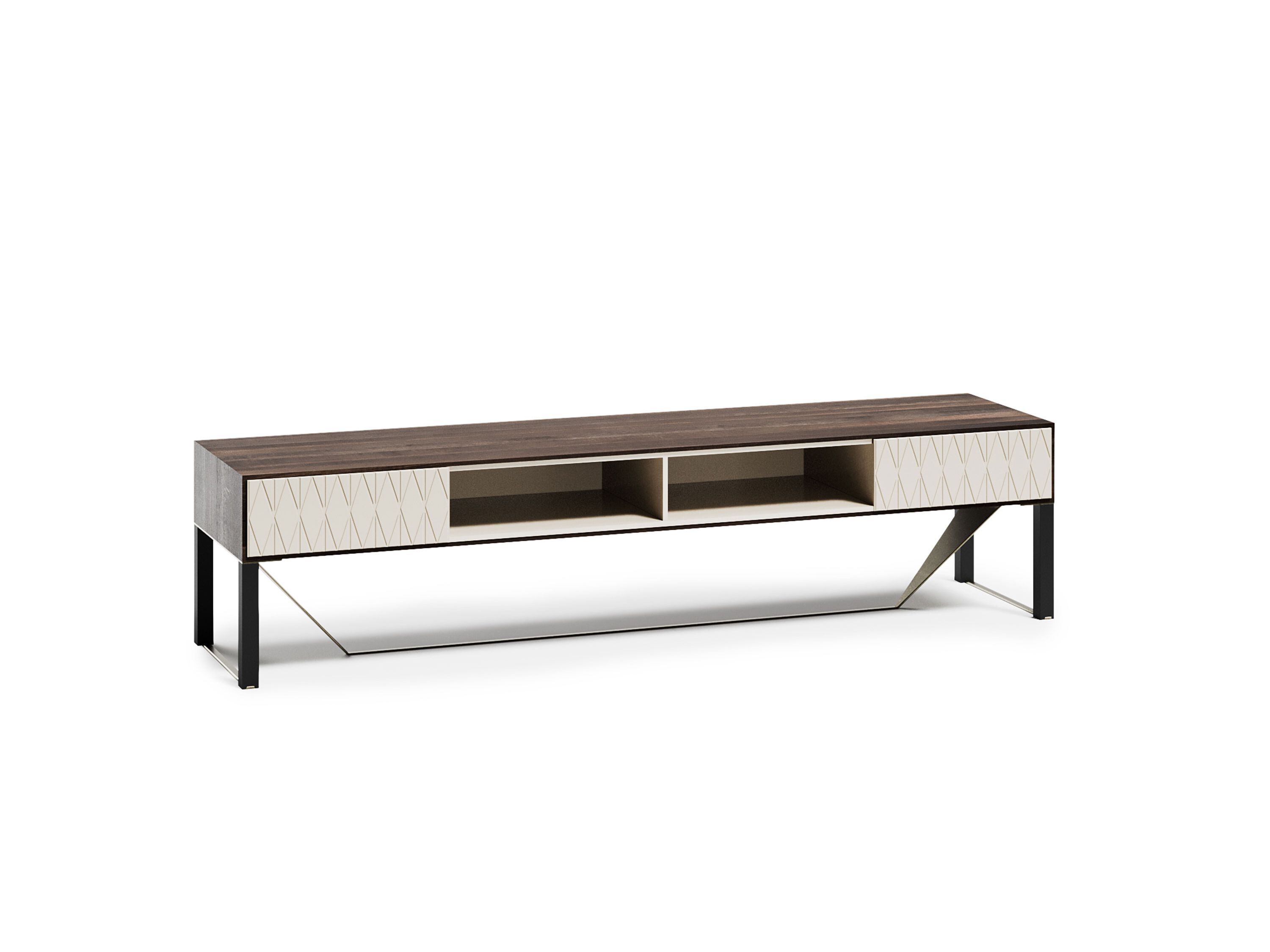 PRISMA by Capital Collection - Mobile TV basso in legno con cassetti - 3