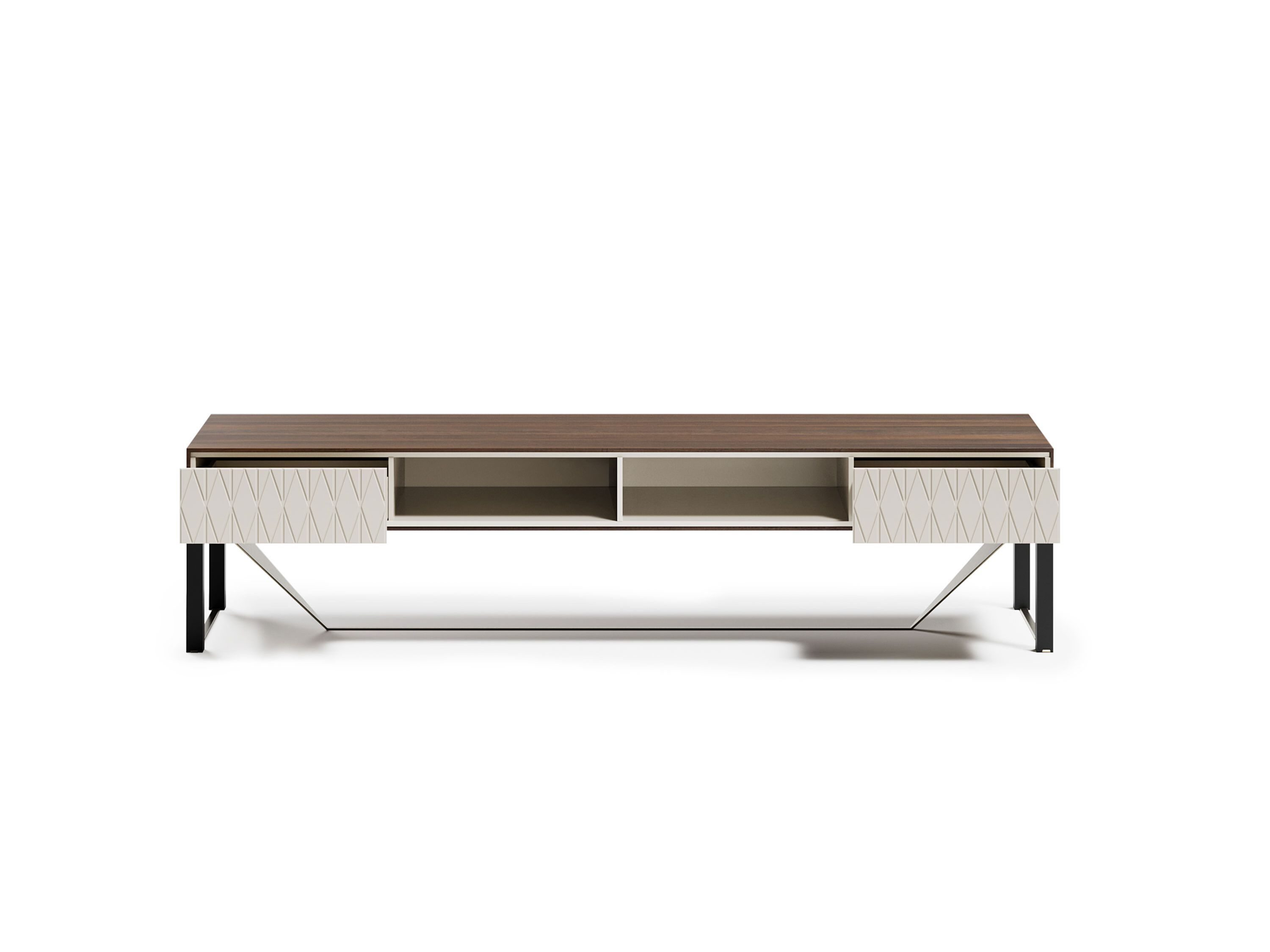 PRISMA by Capital Collection - Mobile TV basso in legno con cassetti - 6