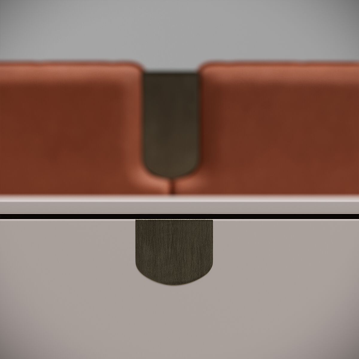 SUITE by Capital Collection - Cassettiera rivestita in pelle - 8