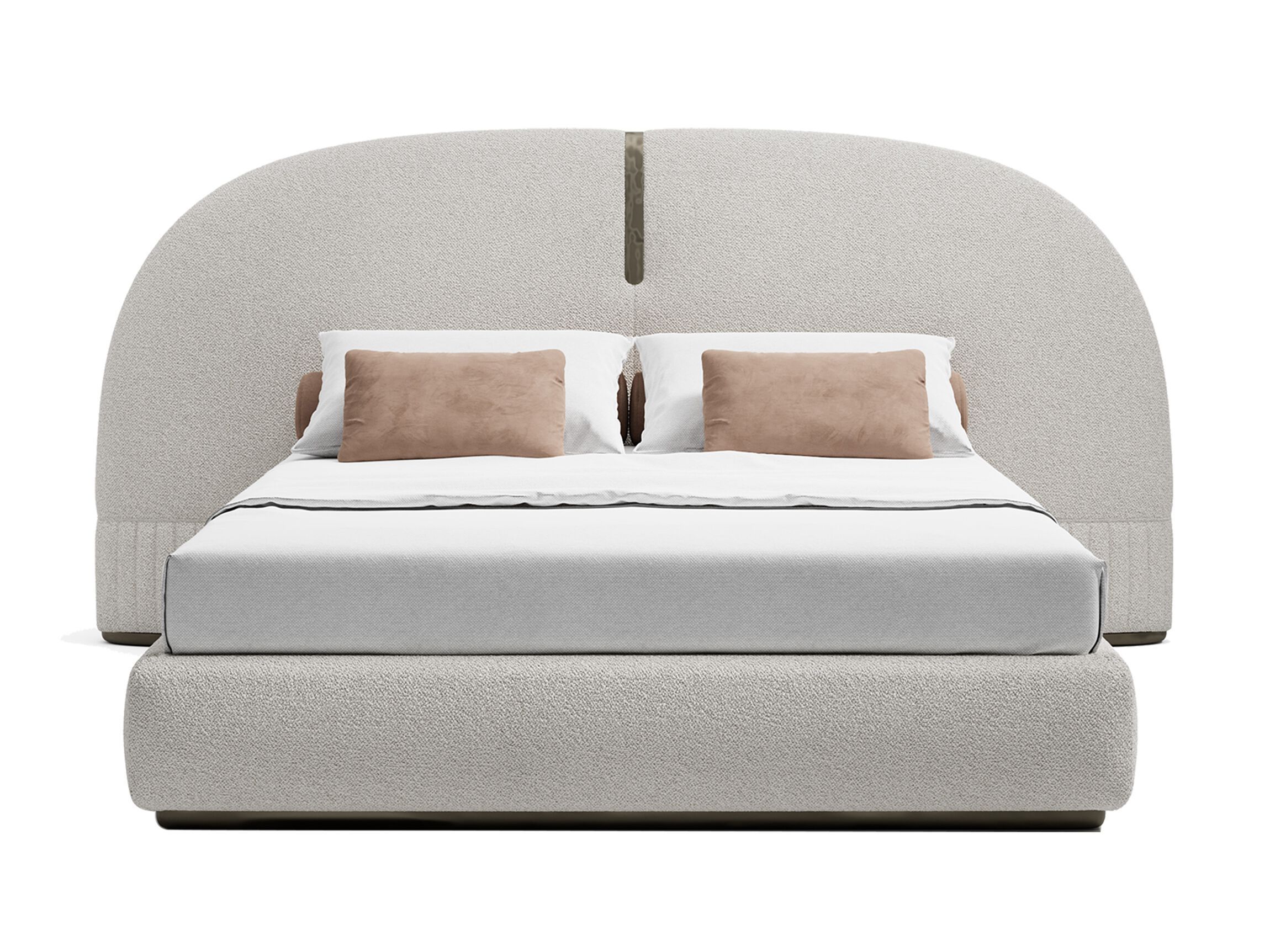 SUITE by Capital Collection - Letto matrimoniale in pelle con testiera imbottita - 3