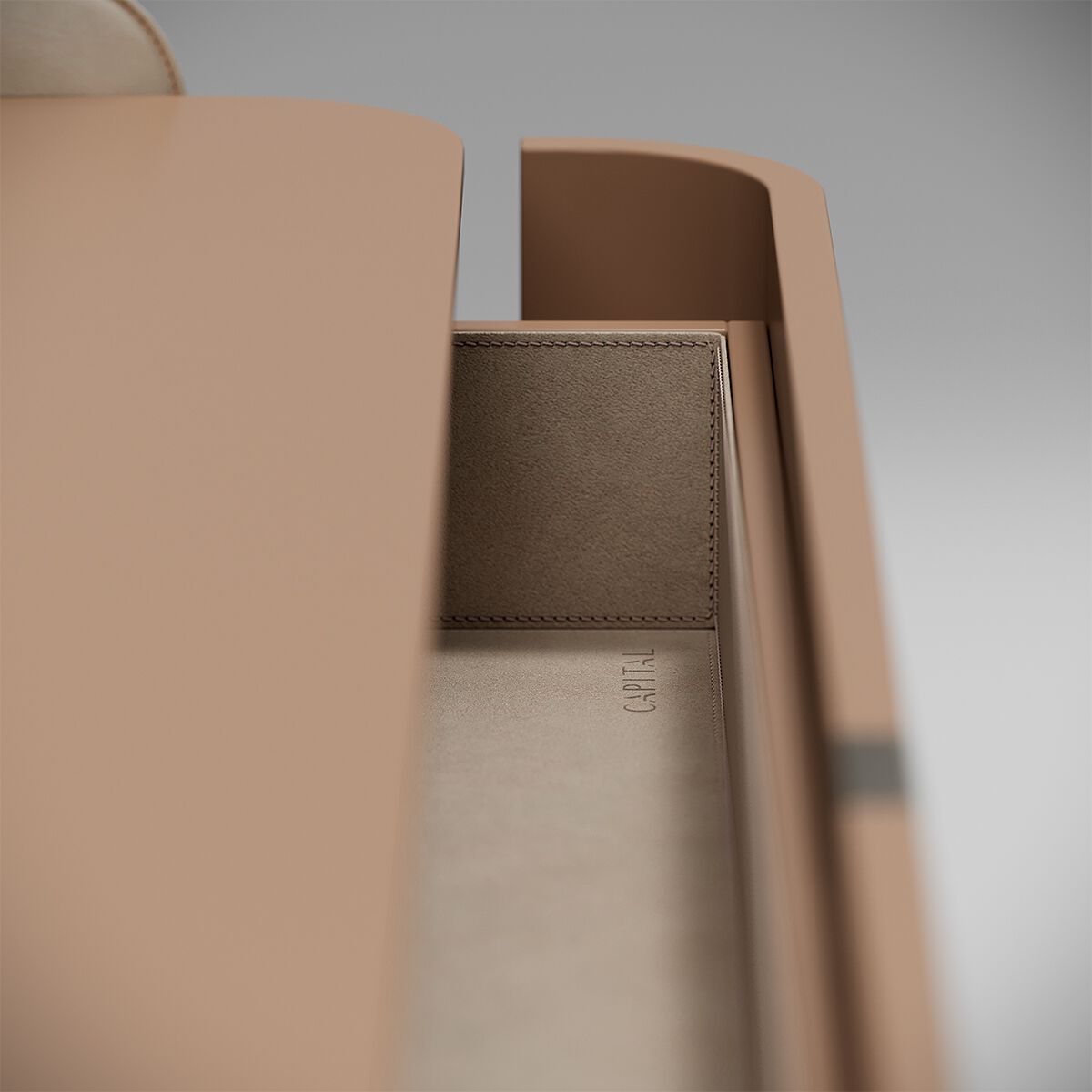SUITE by Capital Collection - Mobile toilette rivestito in pelle - 11