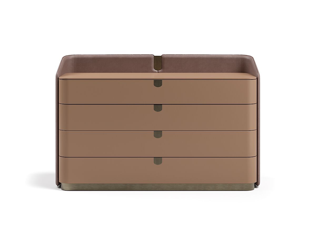 SUITE by Capital Collection - Cassettiera rivestita in pelle - 5