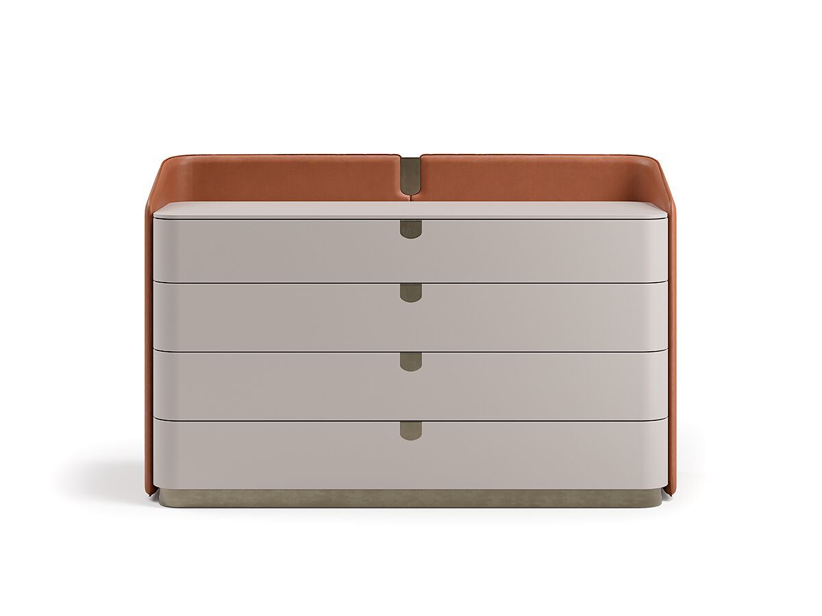 SUITE by Capital Collection - Cassettiera rivestita in pelle - 3