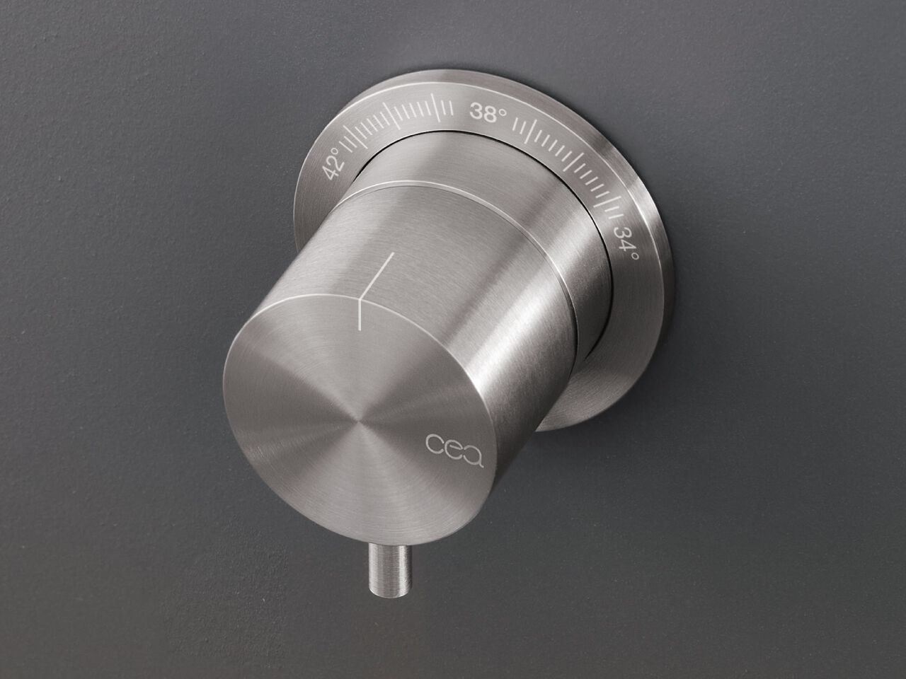 MILO360 TRM28 by Ceadesign - Comando remoto a muro in acciaio inox