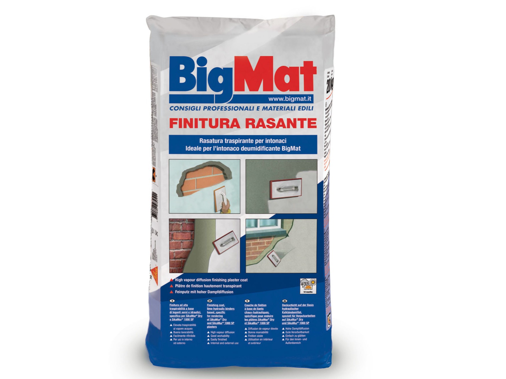 Smoothing compound Cementitious finishes By BigMat