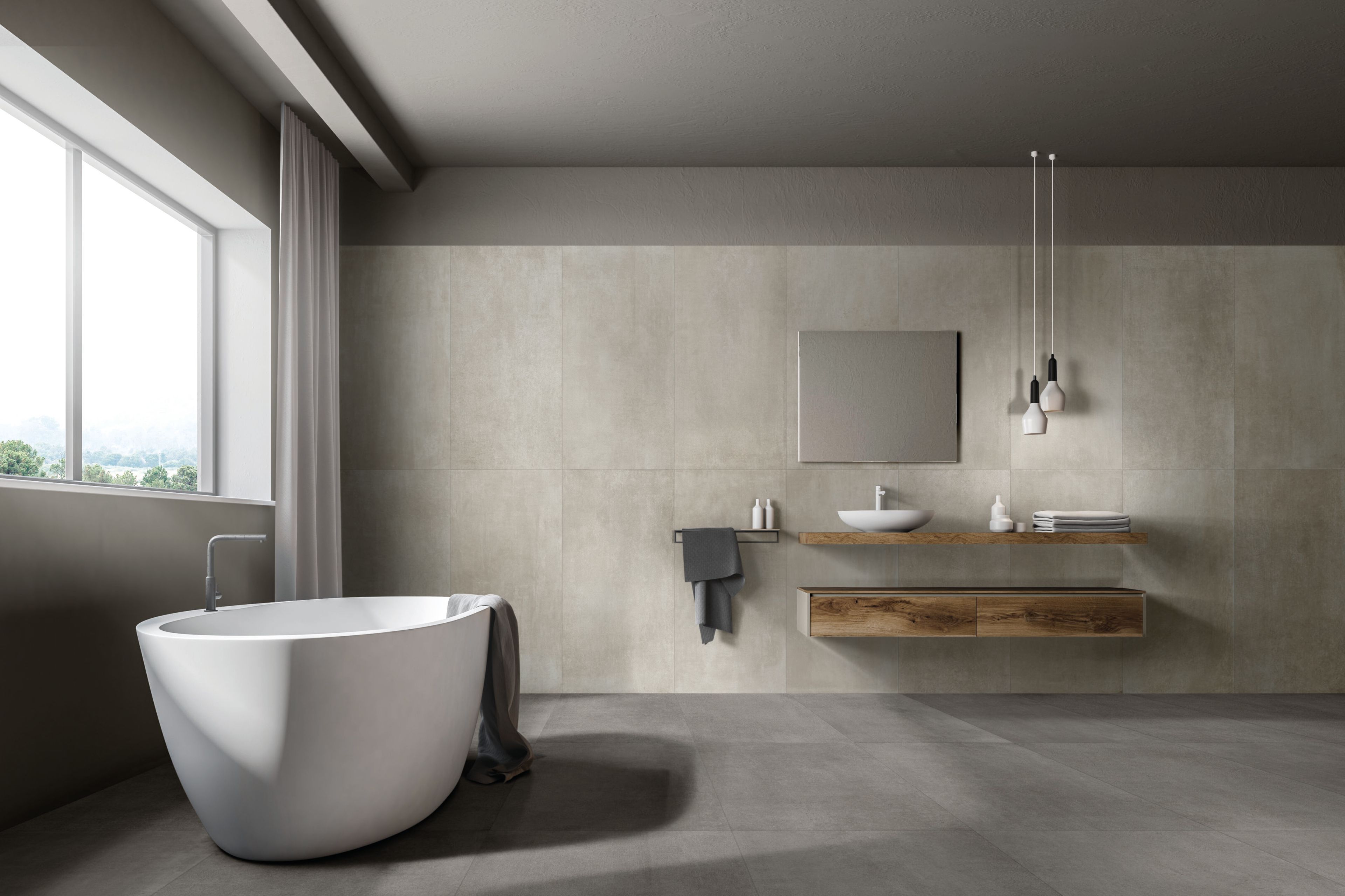 AREA by Ceramica Euro - Pavimento/rivestimento in gres porcellanato effetto cemento - 5