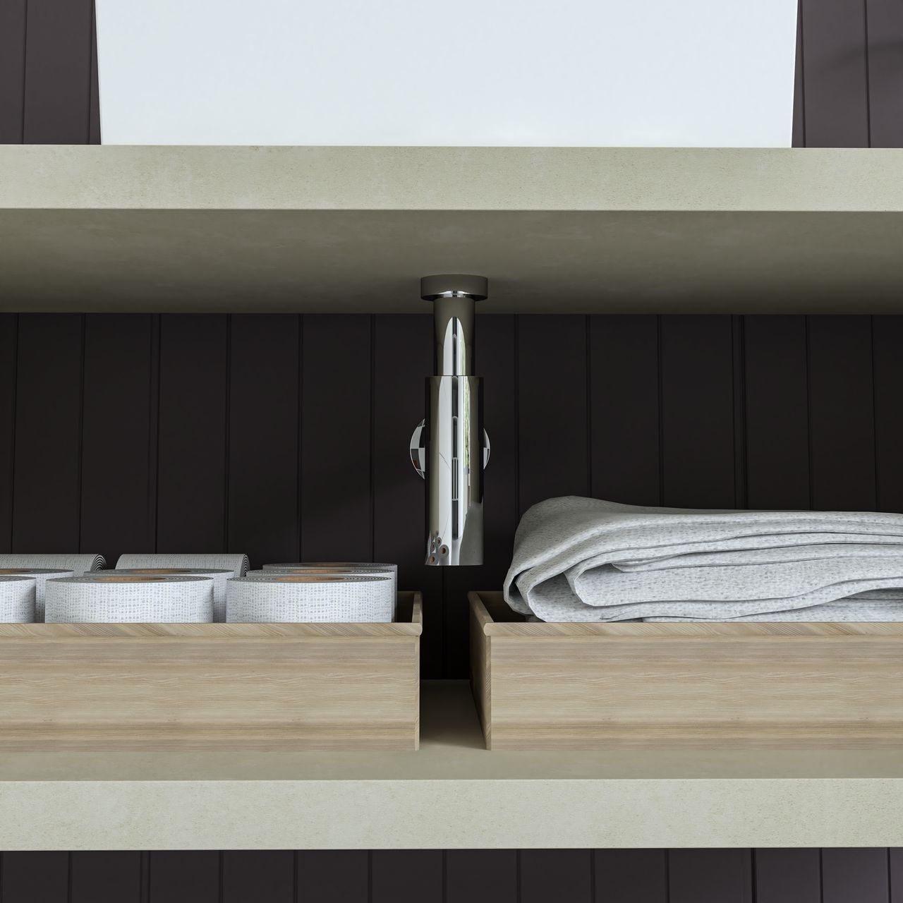 Sifone in ottone cromato by Ercos - Sifone in ottone cromato per lavabo - 4