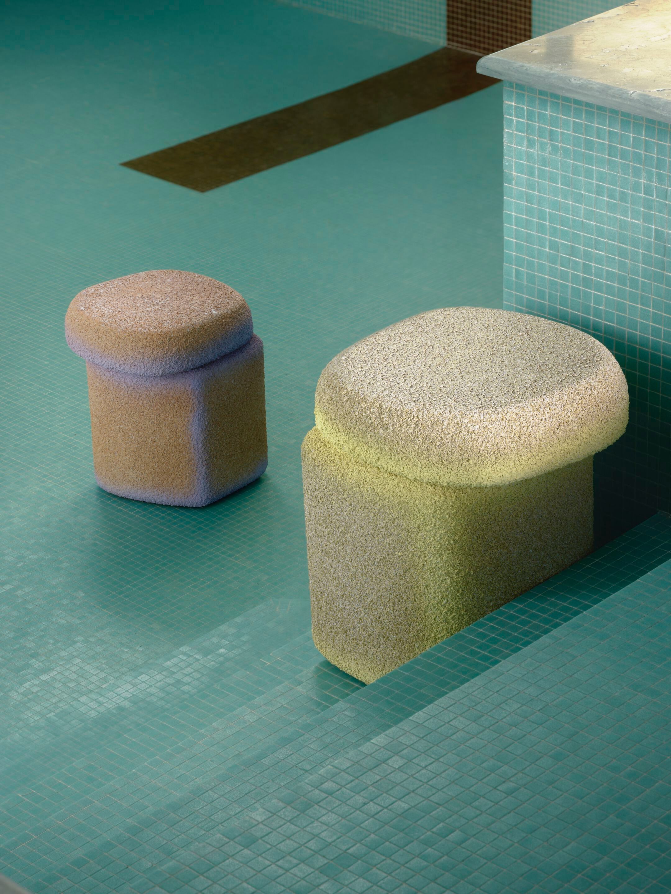 LAZZARO by Cimento - Sgabello basso in Cimento® - 6