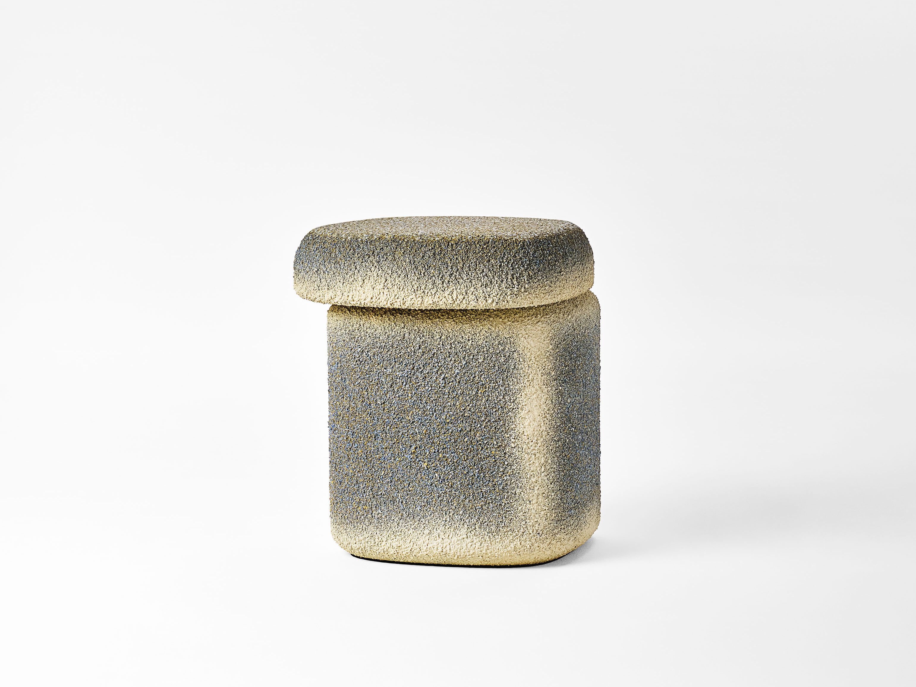 LAZZARO by Cimento - Sgabello basso in Cimento® - 2