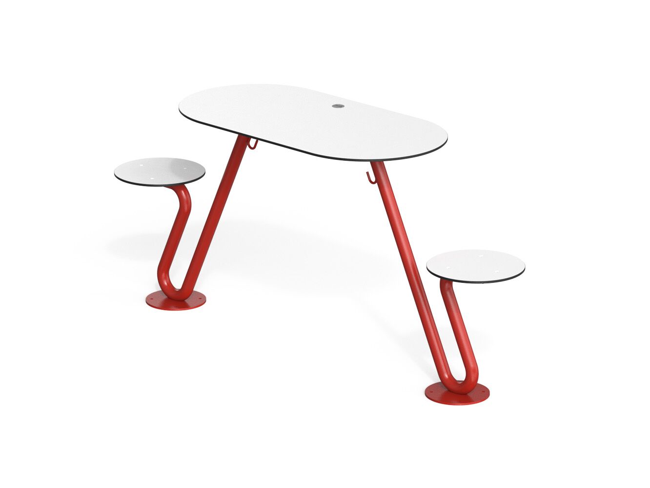 ZOID O Table for public areas By City Design