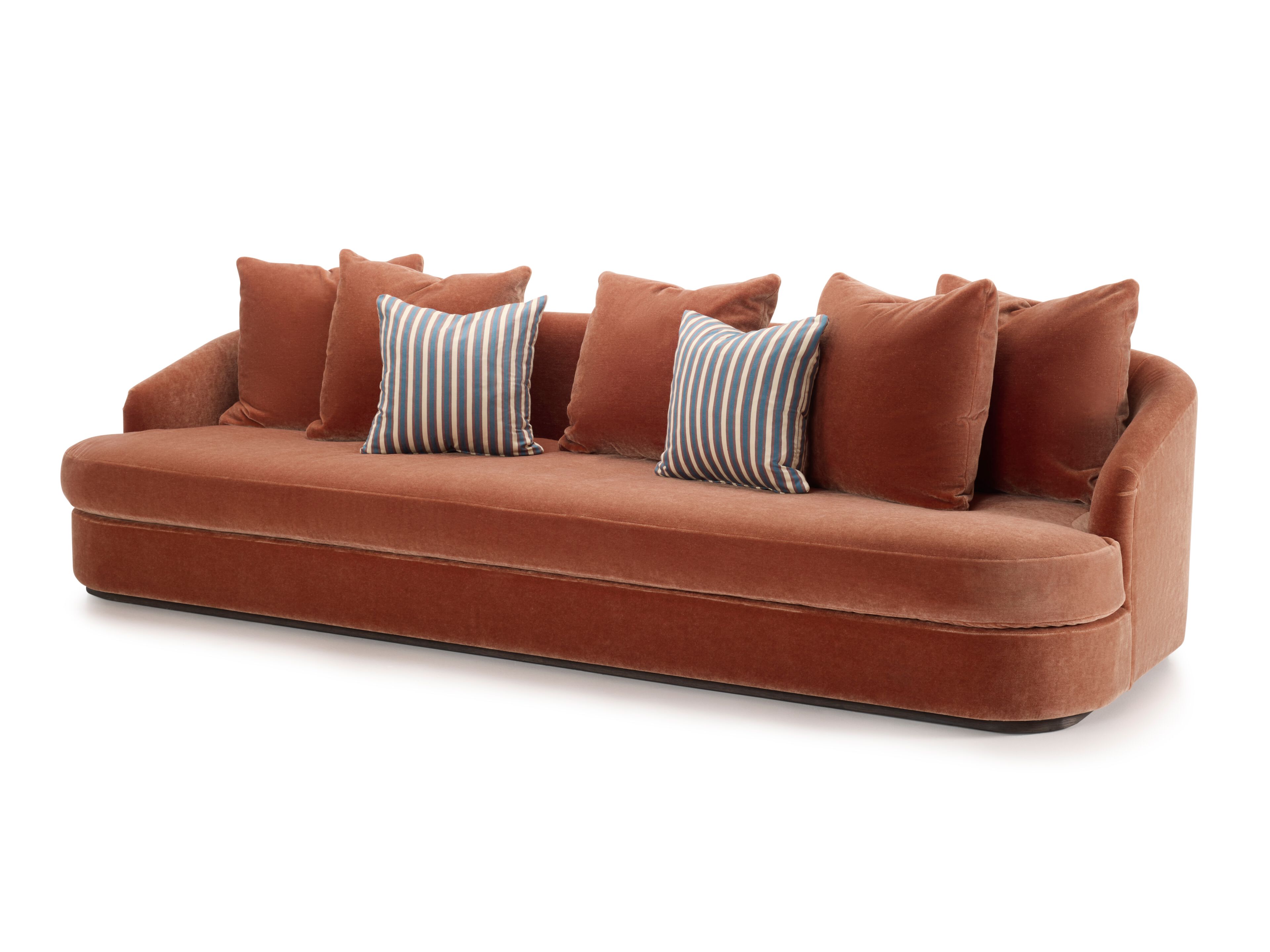 ELLY Straight fabric sofa By Collett & Victor