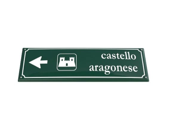 Targa profilo convesso by Lazzari - Targa per toponomastica