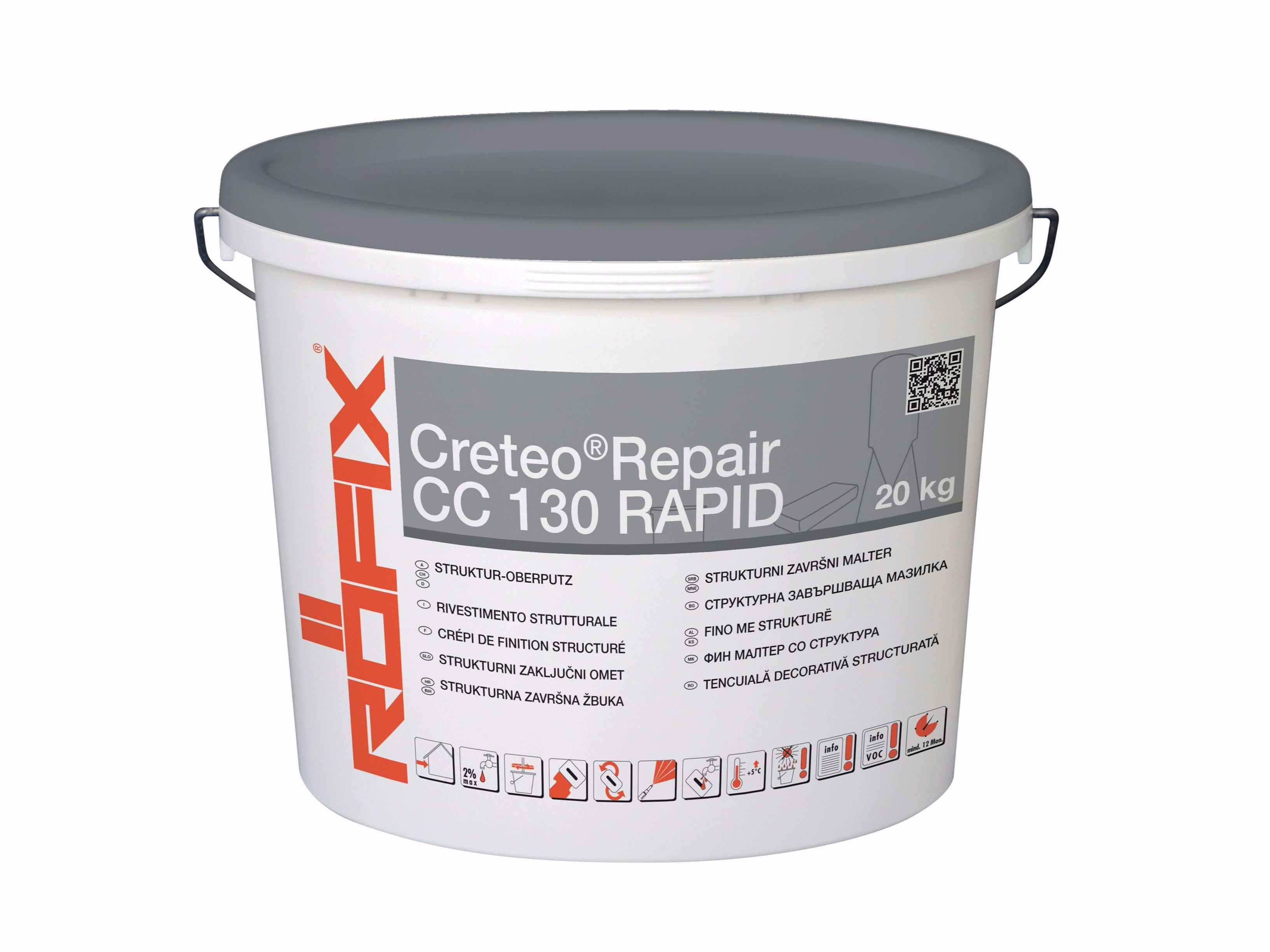 Creteo®Repair CC 130 rapid by RÖFIX - Malta e betoncino per il ripristino