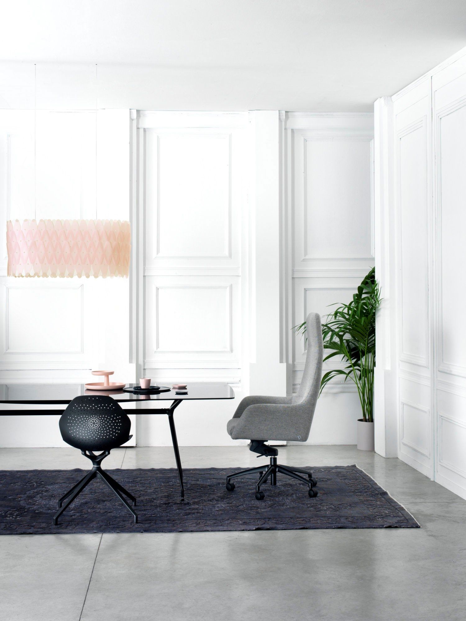 DARWIN Executive chair Swivel fabric executive chair By SITIA