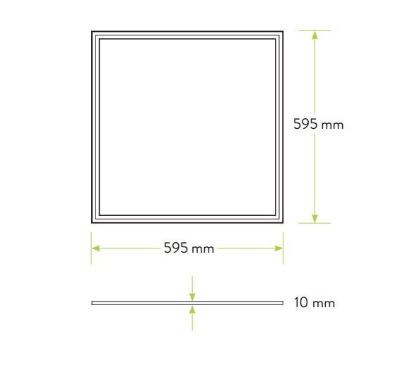 Delta Led Panel LED Lamp for false ceiling DELTA PANEL By Coenergia