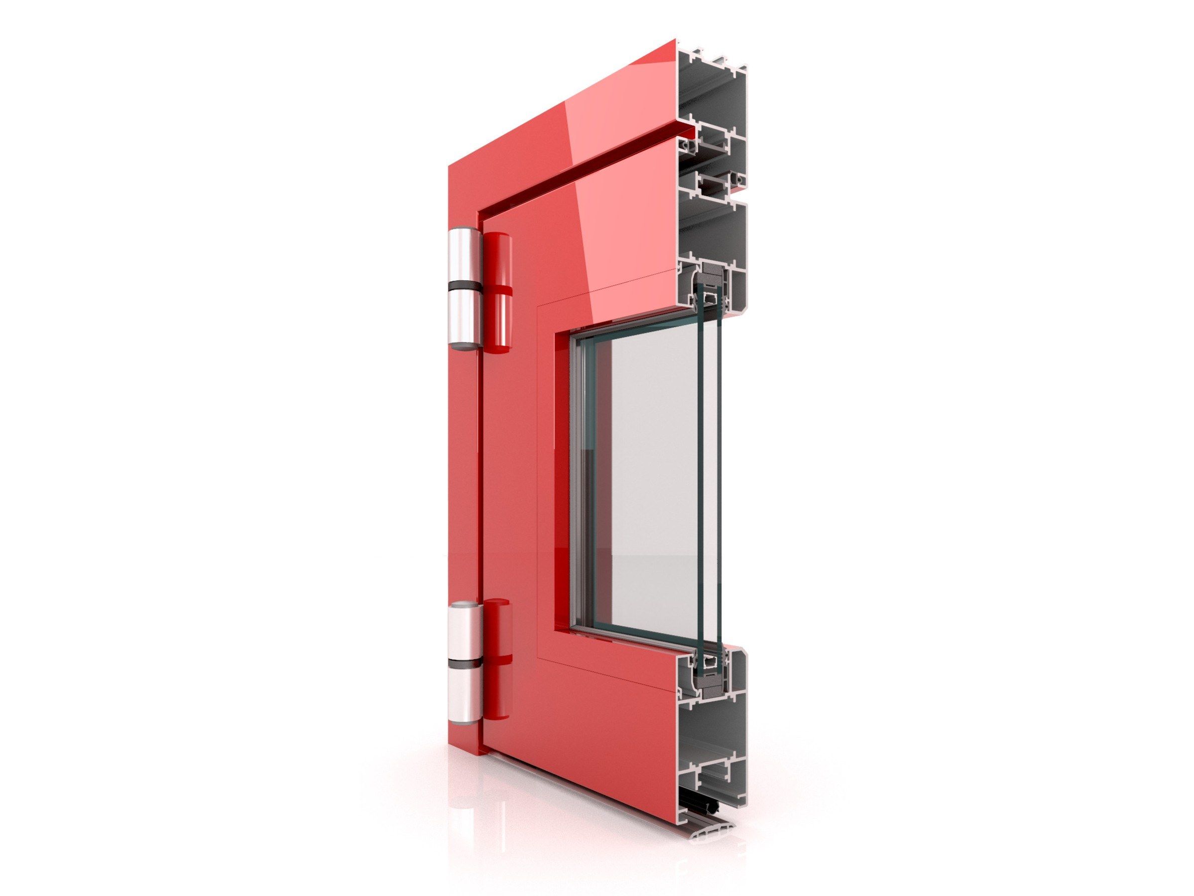 DF 600 by Twin Systems - Profilati per porte a battente in alluminio