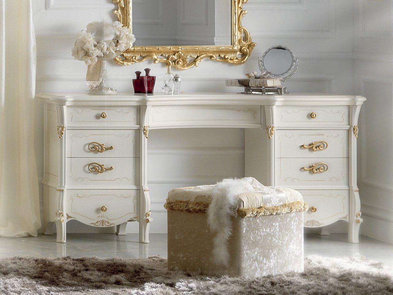 DIAMANTE Wooden dressing table By CASA +39