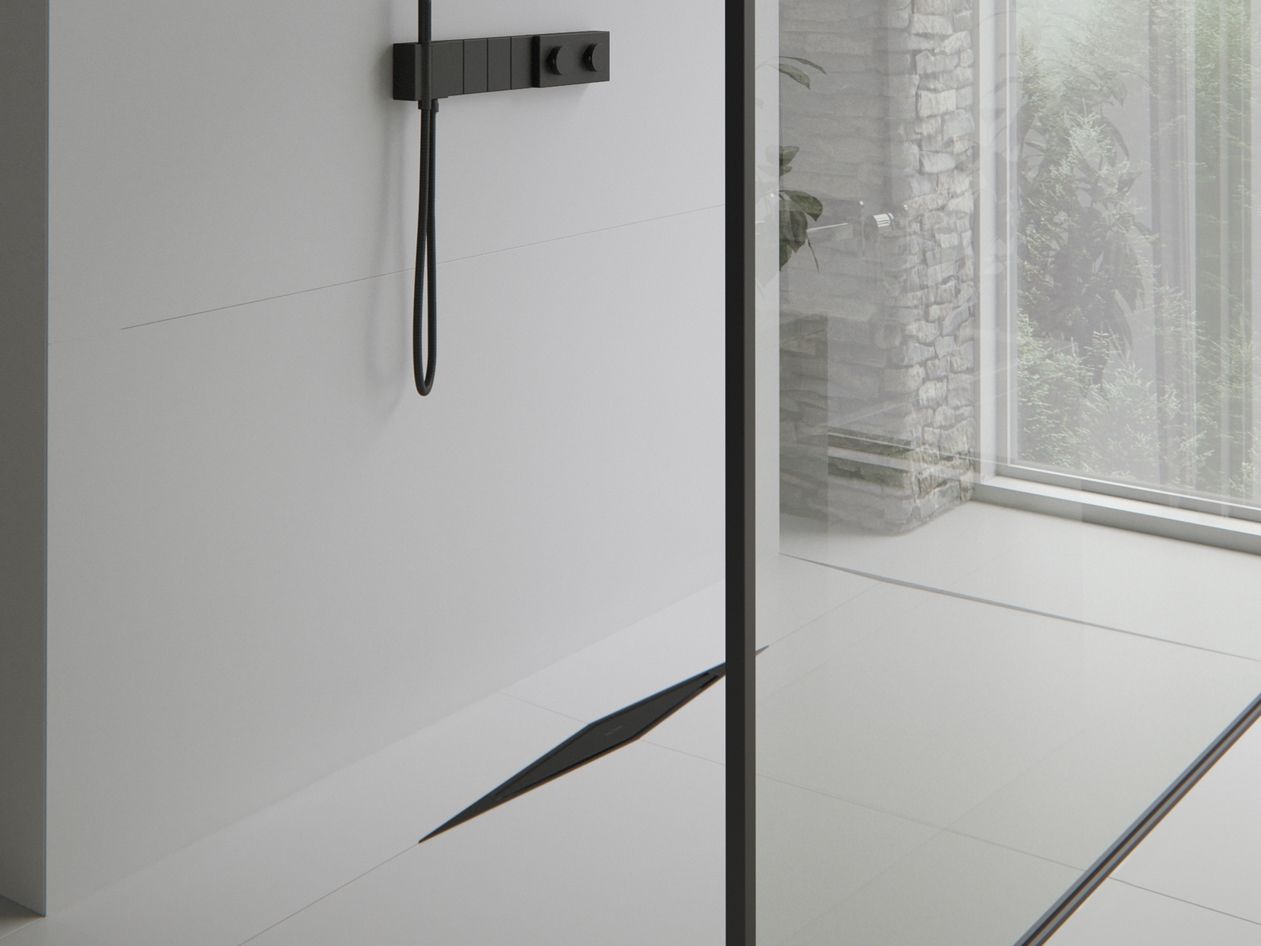 DIAMOND by ESS Easy Drain - Scarico per doccia in acciaio inox