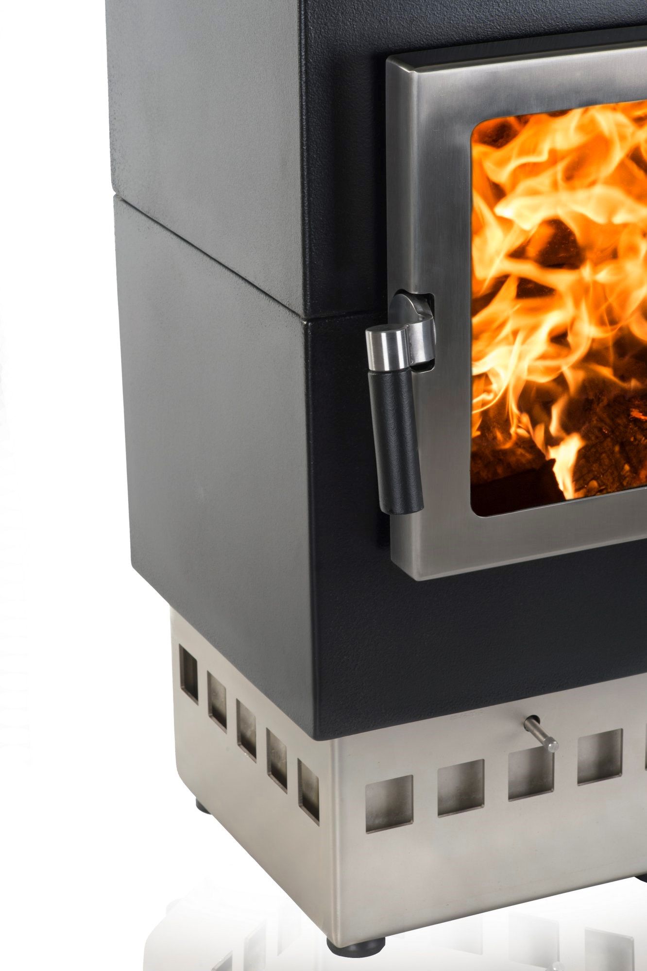 DINAMICA QUADRA by LA CASTELLAMONTE - Stufa a legna in ceramica - 2