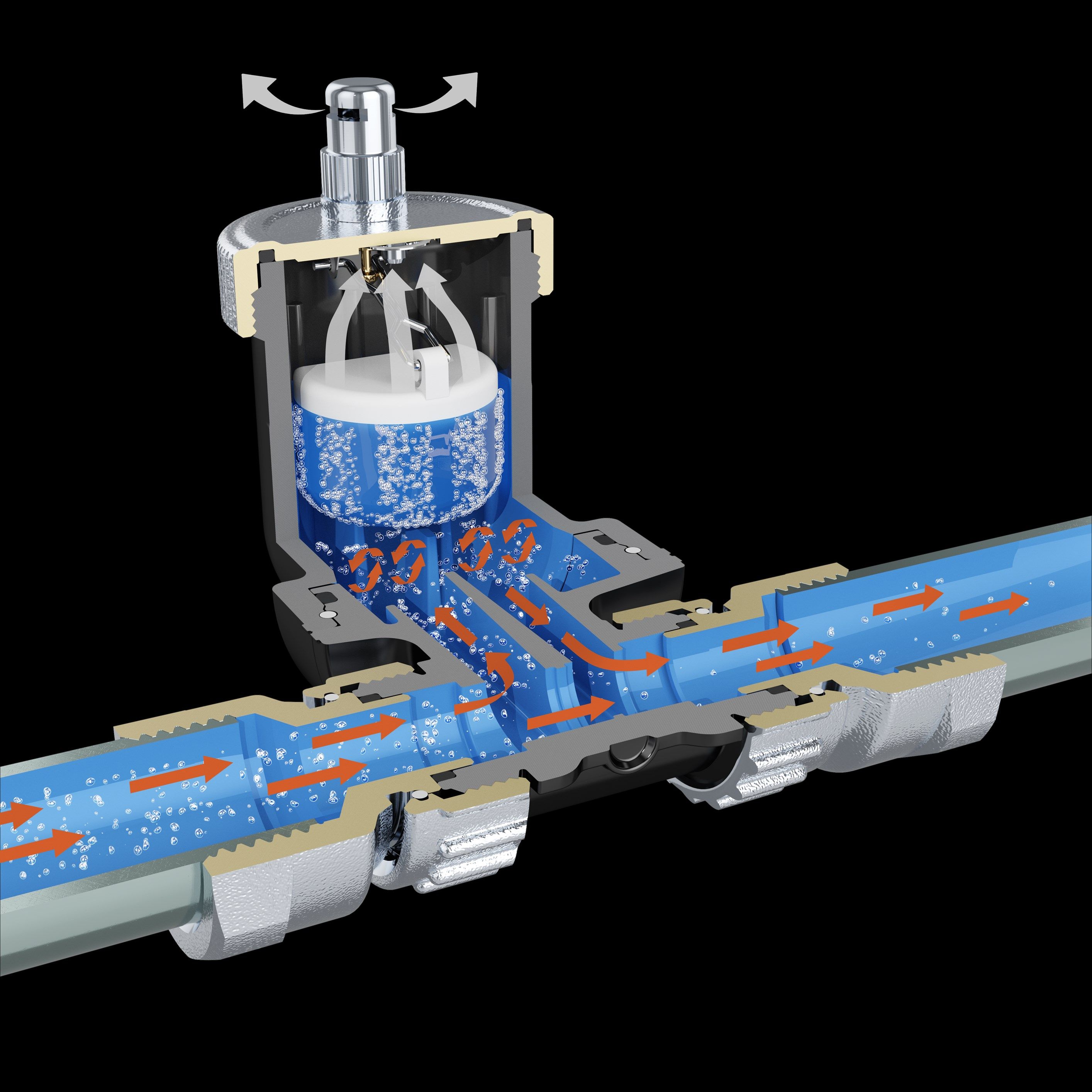 DISCALSLIM® by CALEFFI - Disaeratore - 3