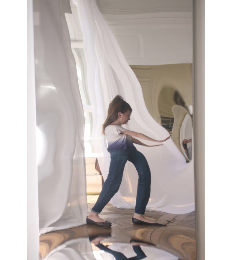 DISTORTING MIRROR PANEL | Wall-mounted mirror By VIDAME EDITIONS design ...