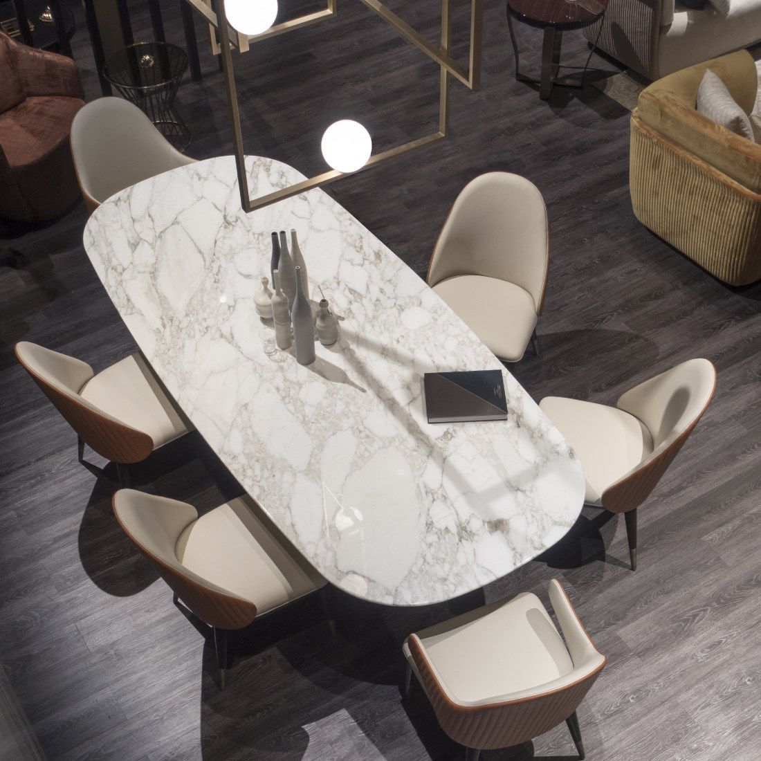 DIVA C/B by Capital Collection - Sedia imbottita in tessuto con braccioli - 6