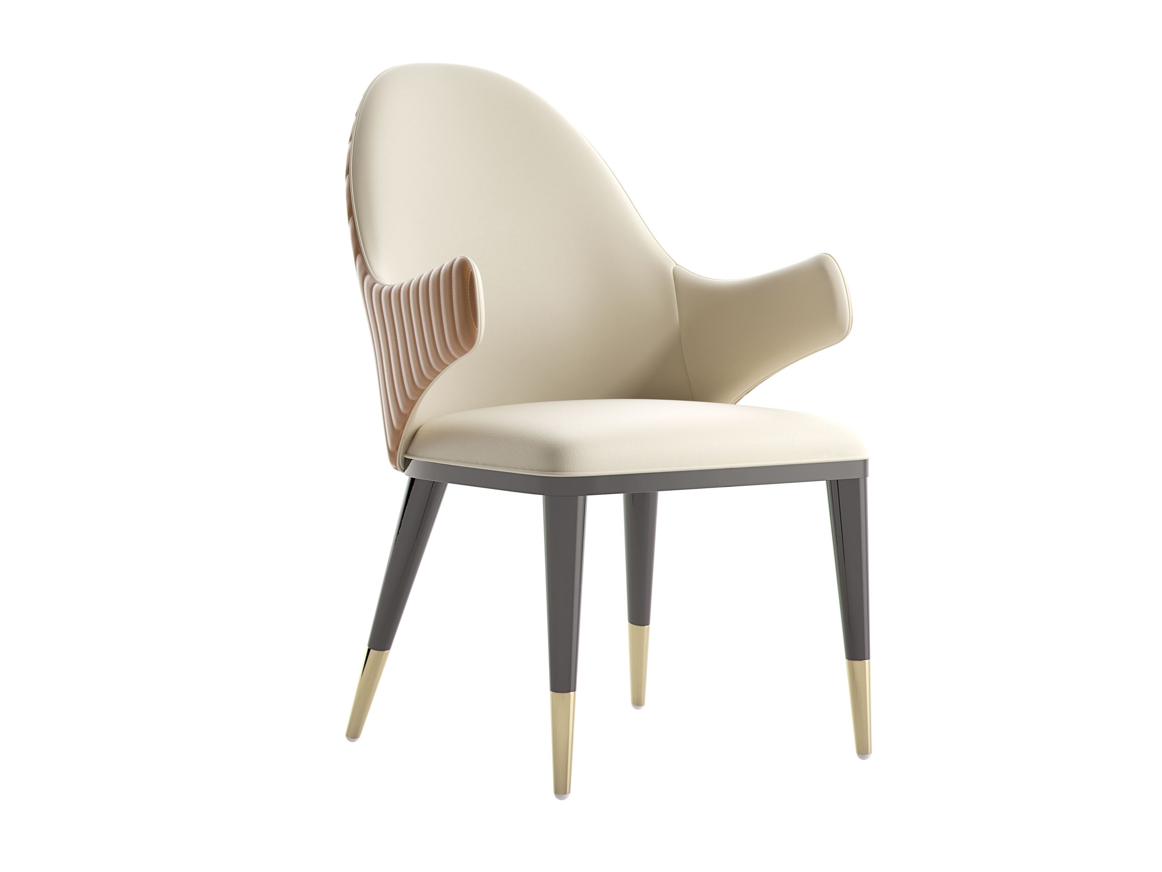 DIVA C/B by Capital Collection - Sedia imbottita in tessuto con braccioli