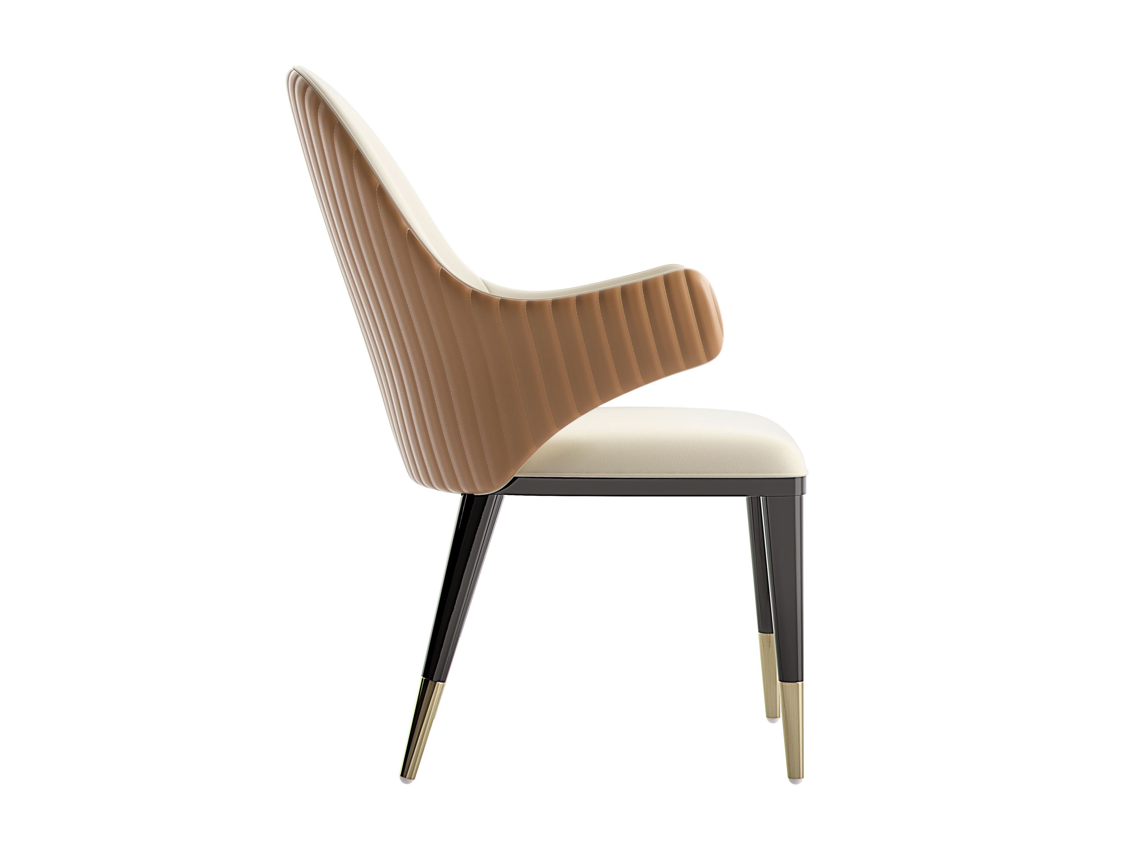 DIVA C/B by Capital Collection - Sedia imbottita in tessuto con braccioli - 3