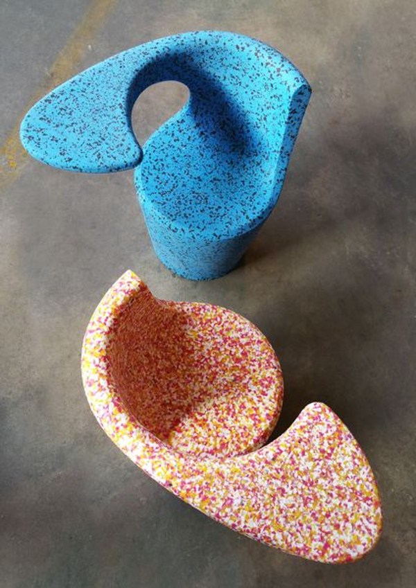 Sedia in Ecopixel® con portariviste DIVINA ECOPIXEL By Felicerossi ...