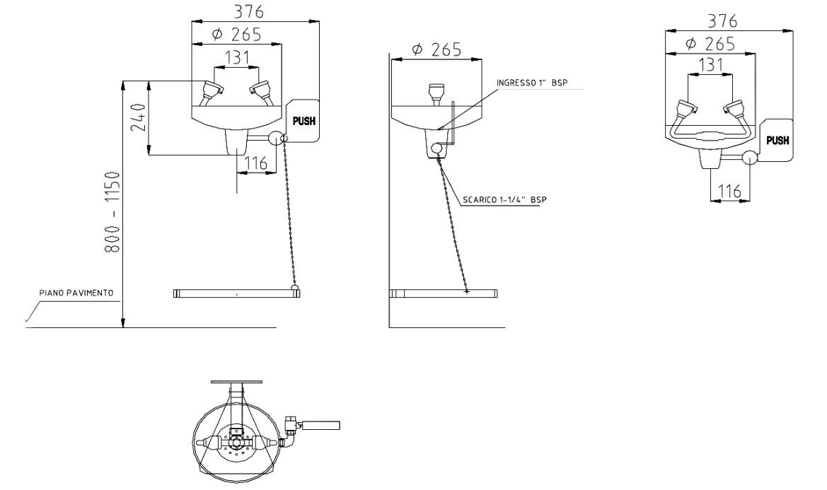 DL115 | Emergency eye wash Emergency eye wash By Thermomat