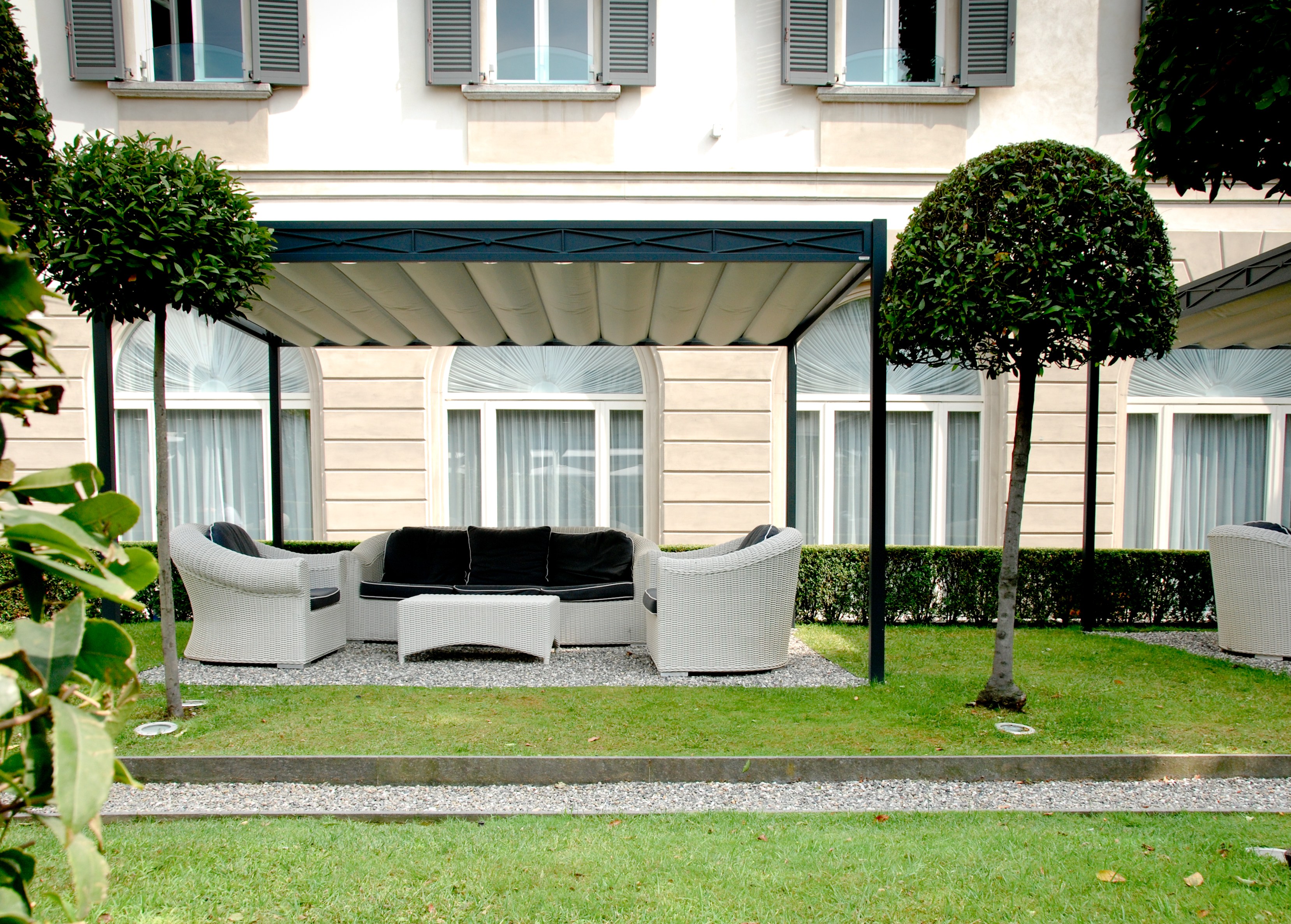 Gazebo Nizza 3×3 Mt – Struttura In Ferro E Copertura In PVC – Per Giardino E Terrazzo
