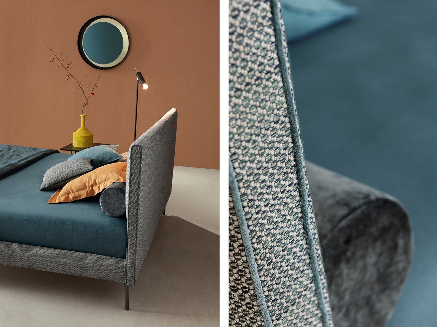 DREAD by Twils - Letto singolo o matrimoniale con testiera imbottita - 12