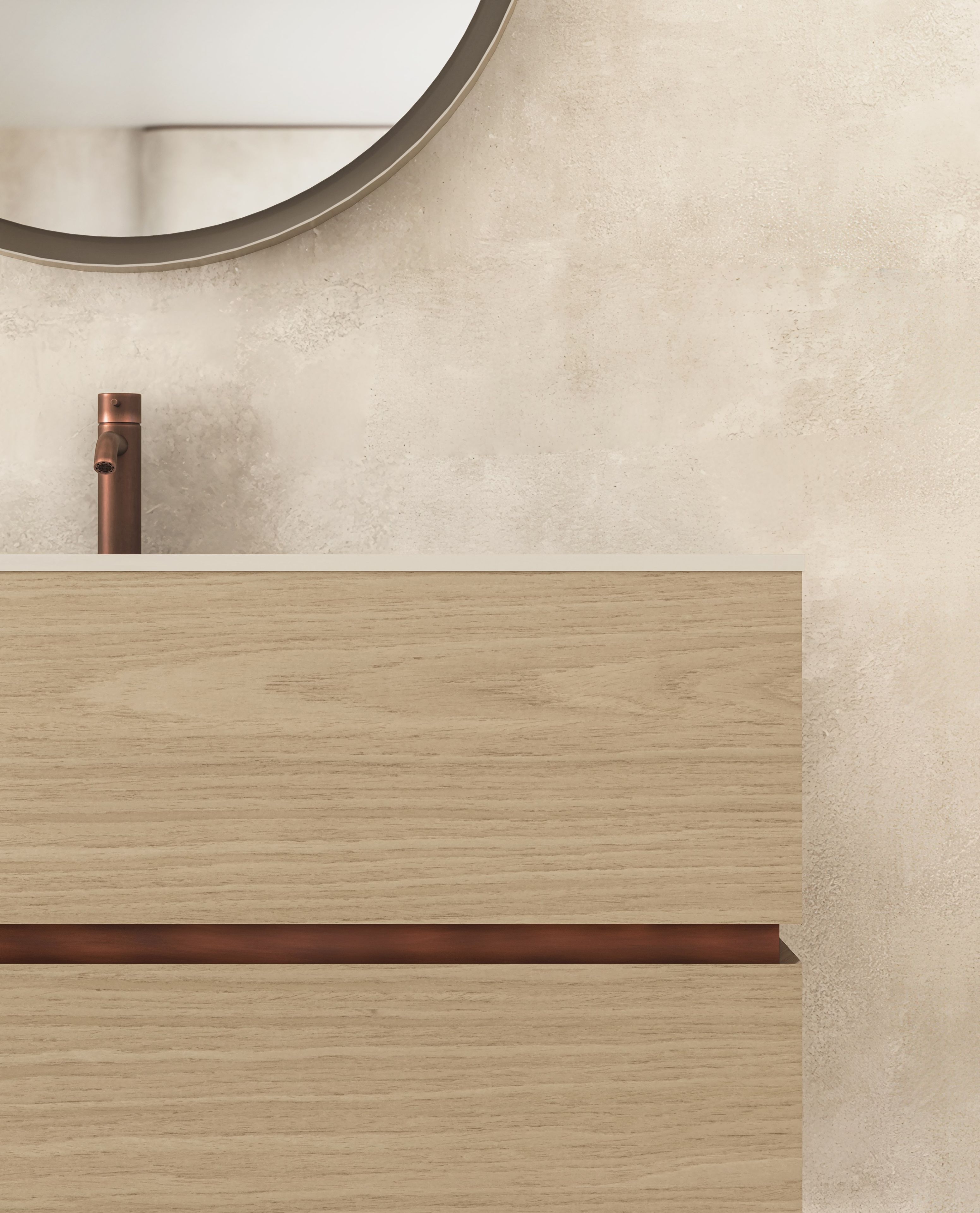 DRESSCODE by Moab - Mobile lavabo sospeso con cassetti con lavabo integrato - 14