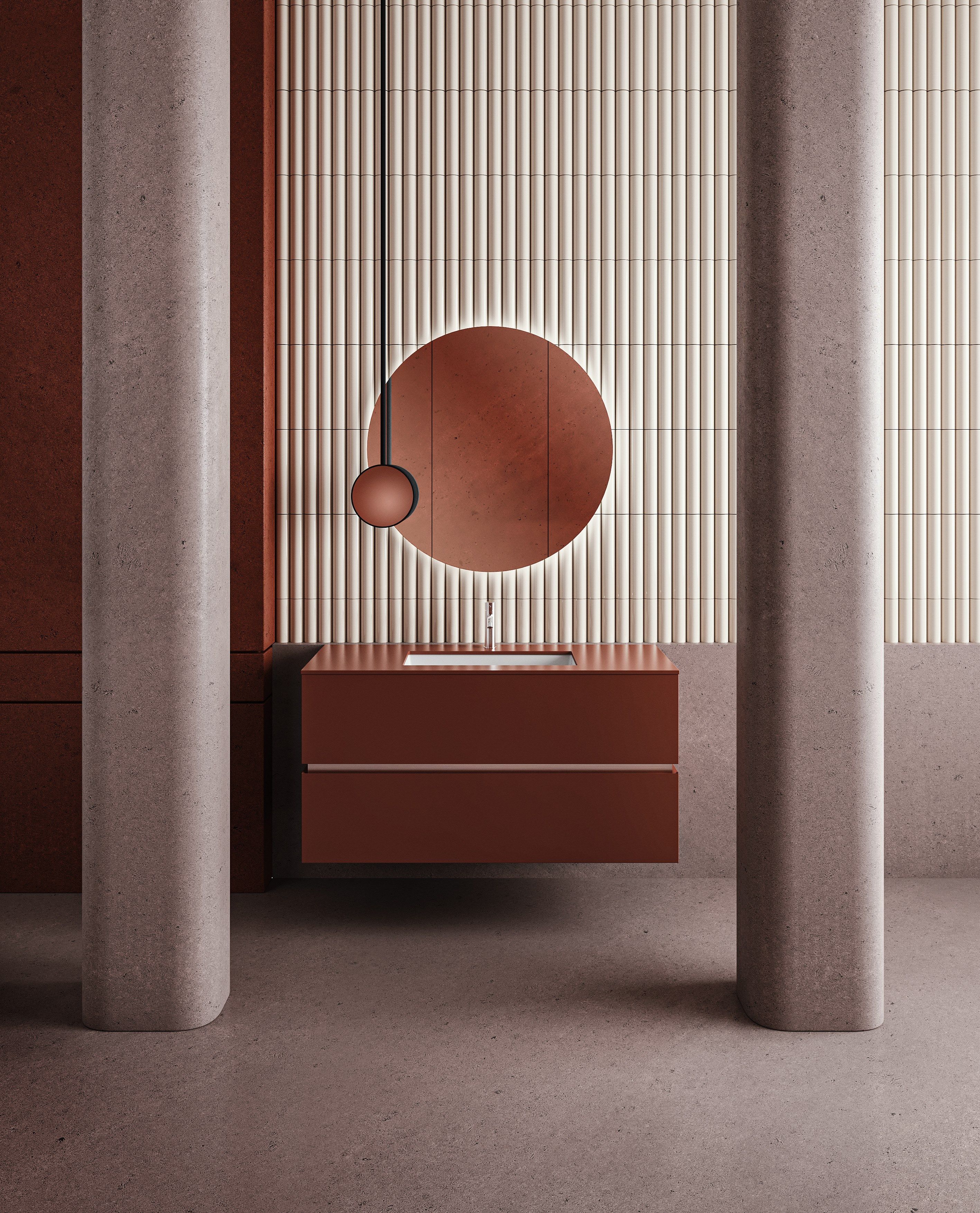 DRESSCODE by Moab - Mobile lavabo sospeso con lavabo integrato - 4