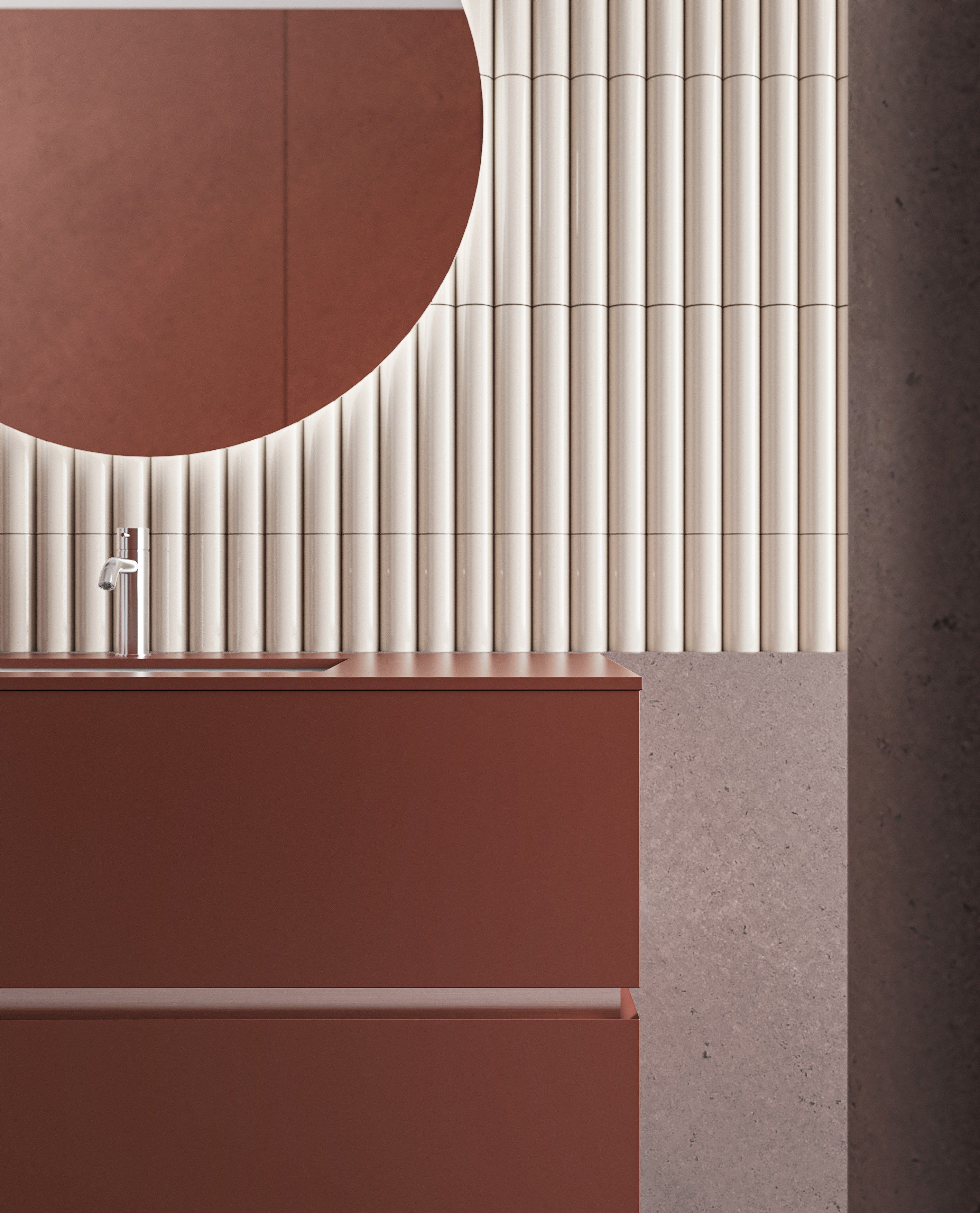 DRESSCODE by Moab - Mobile lavabo sospeso con lavabo integrato - 5