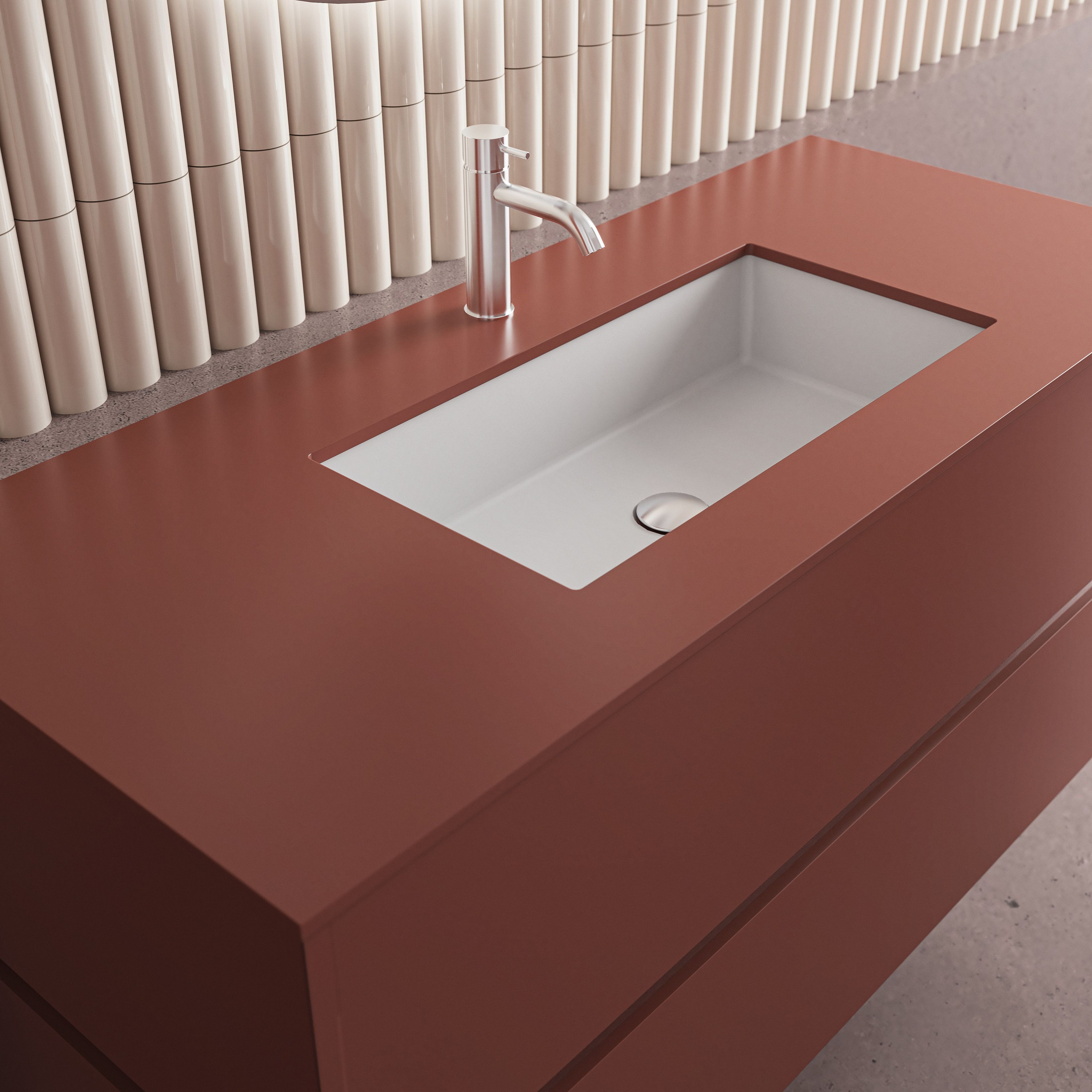 DRESSCODE by Moab - Mobile lavabo sospeso con lavabo integrato - 2